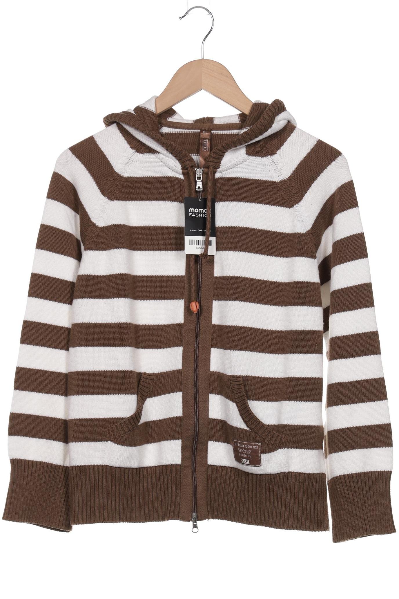 

Cecil Damen Kapuzenpullover, braun, Gr. 44