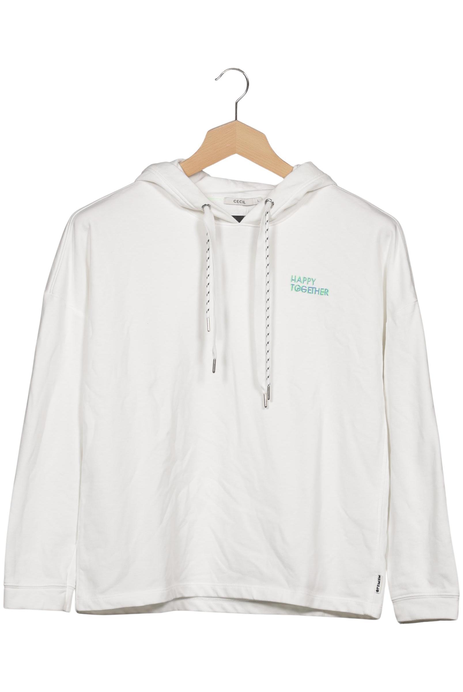 

Cecil Damen Kapuzenpullover, weiß, Gr. 42