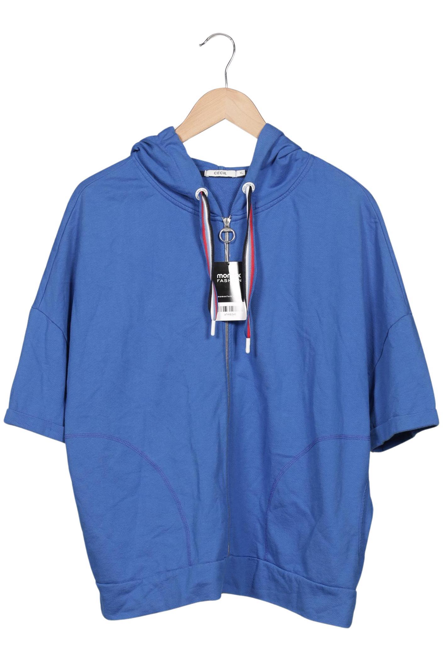

Cecil Damen Kapuzenpullover, blau, Gr. 44