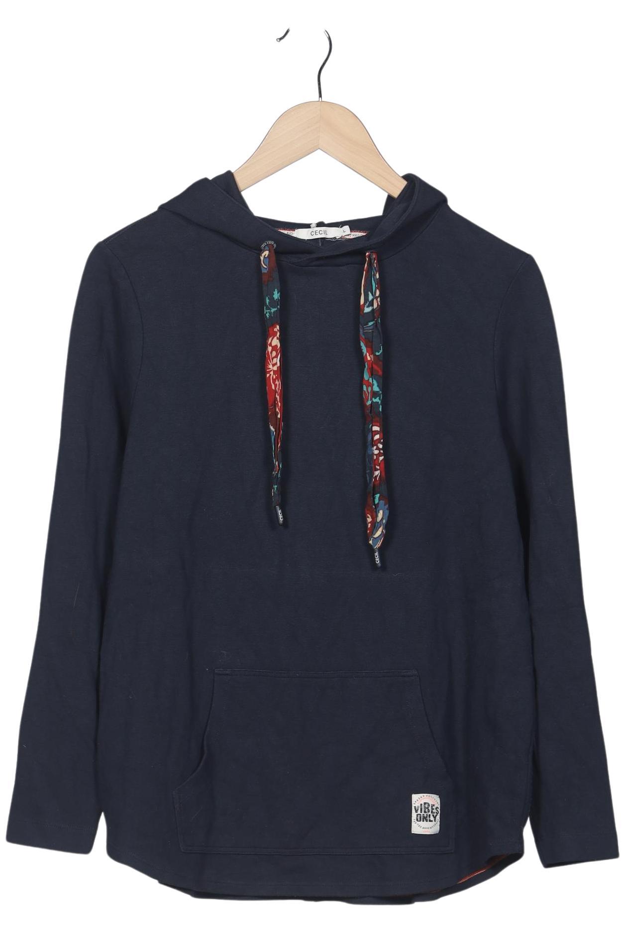 

Cecil Damen Kapuzenpullover, marineblau, Gr. 42