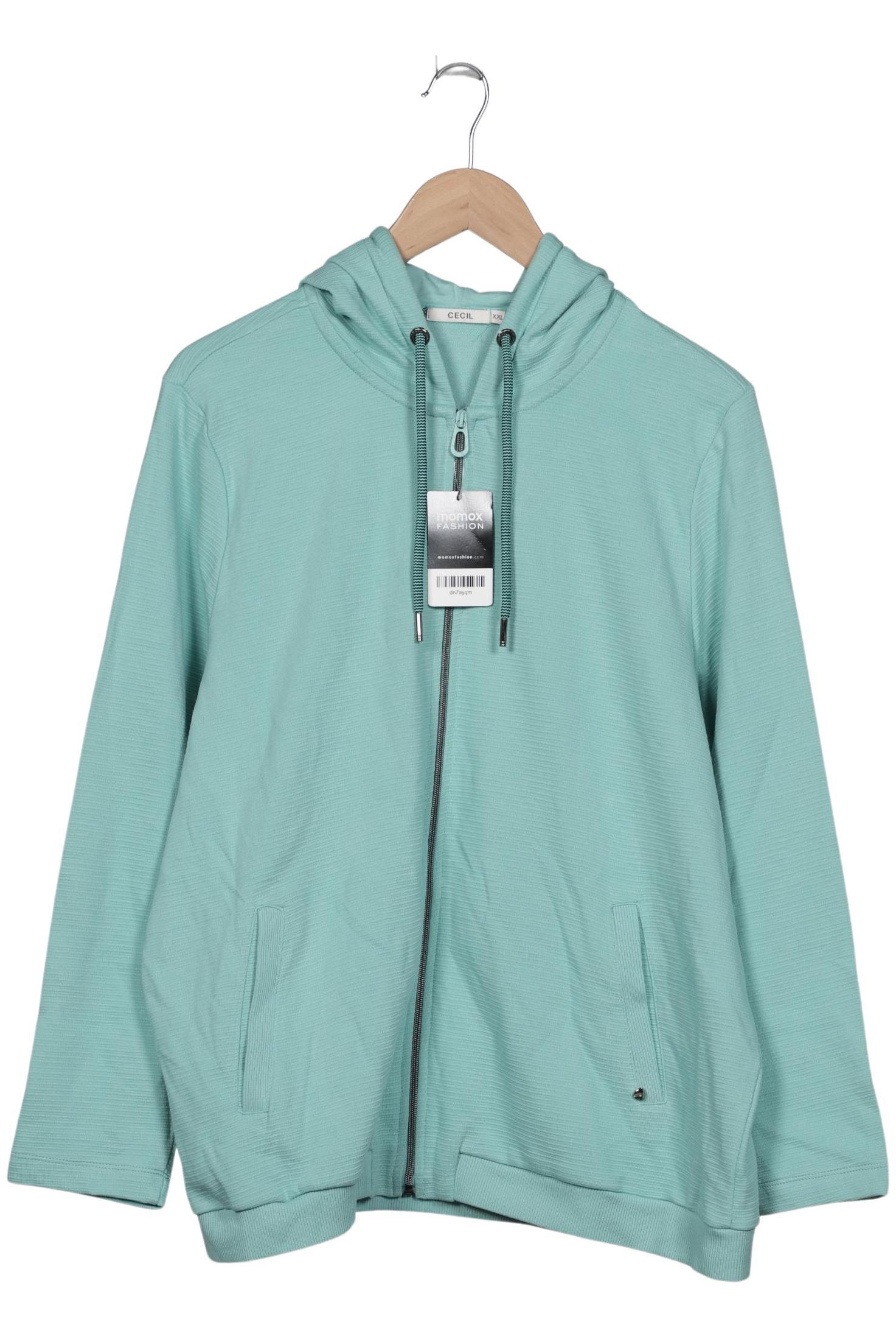 

Cecil Damen Kapuzenpullover, hellgrün, Gr. 46