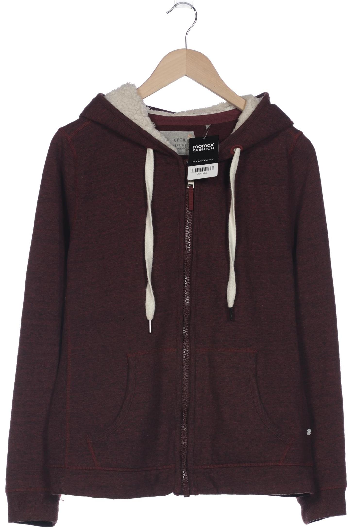 

Cecil Damen Kapuzenpullover, bordeaux, Gr. 42