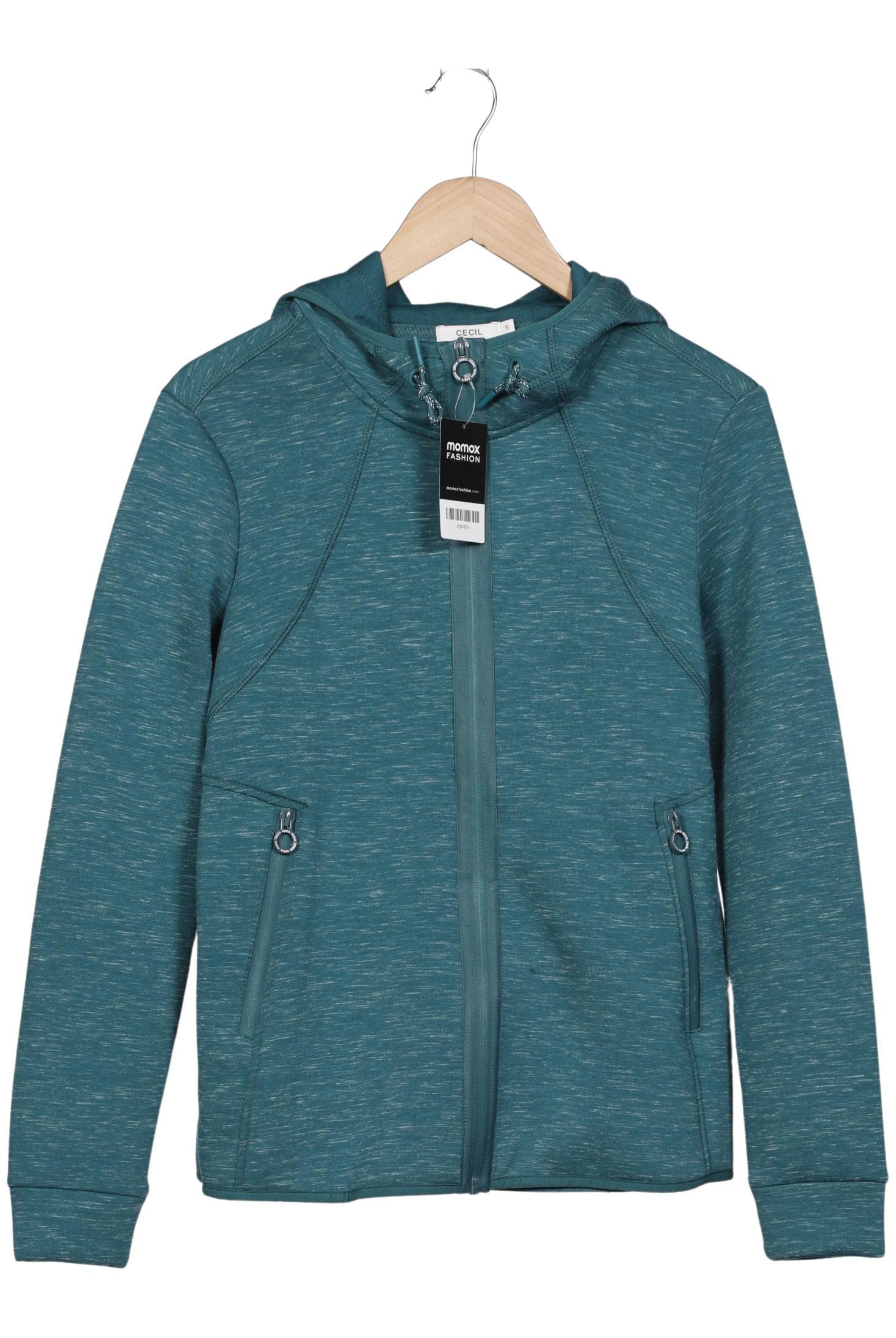 

Cecil Damen Kapuzenpullover, türkis, Gr. 36