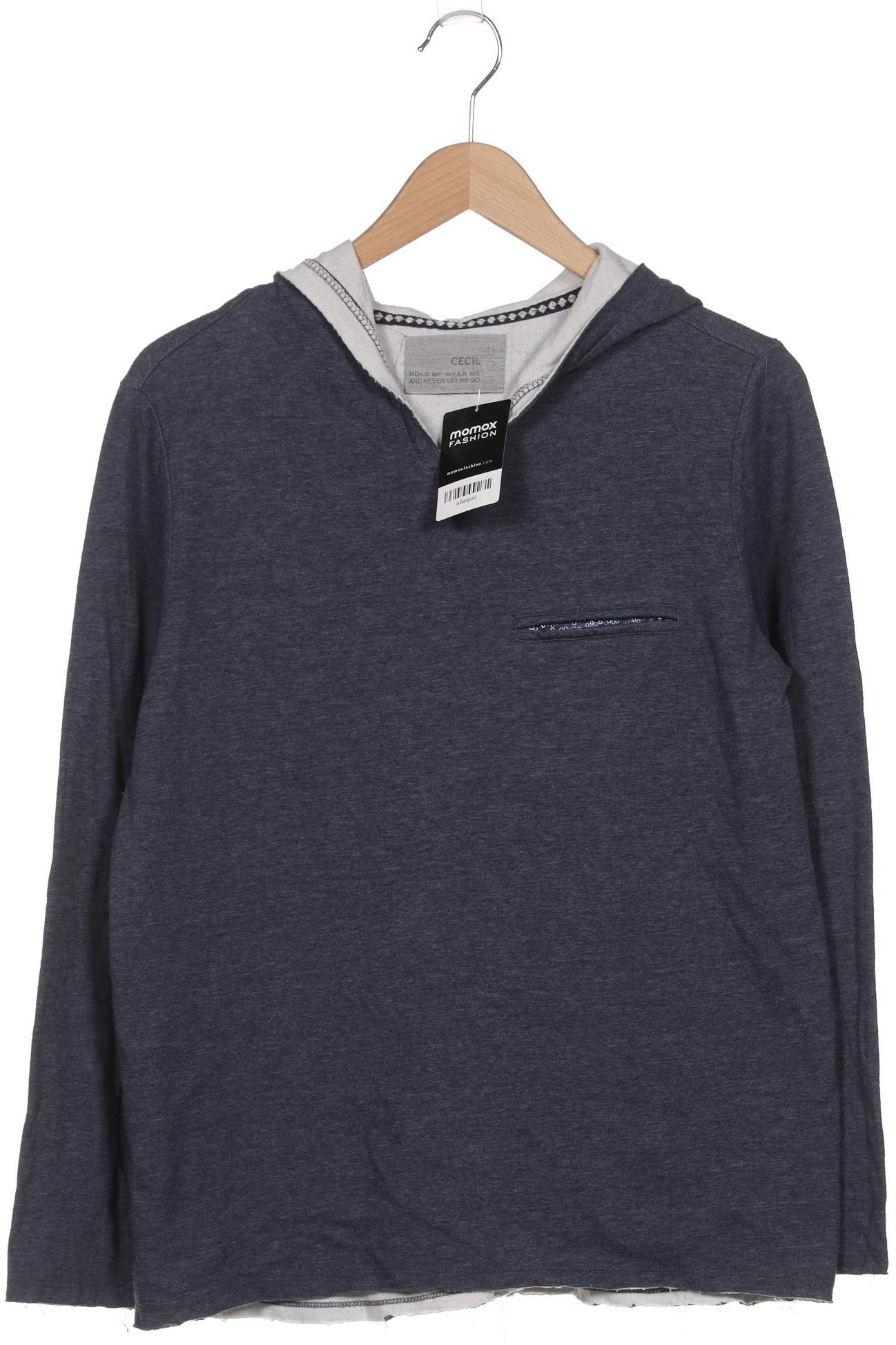 

Cecil Damen Kapuzenpullover, blau, Gr. 38