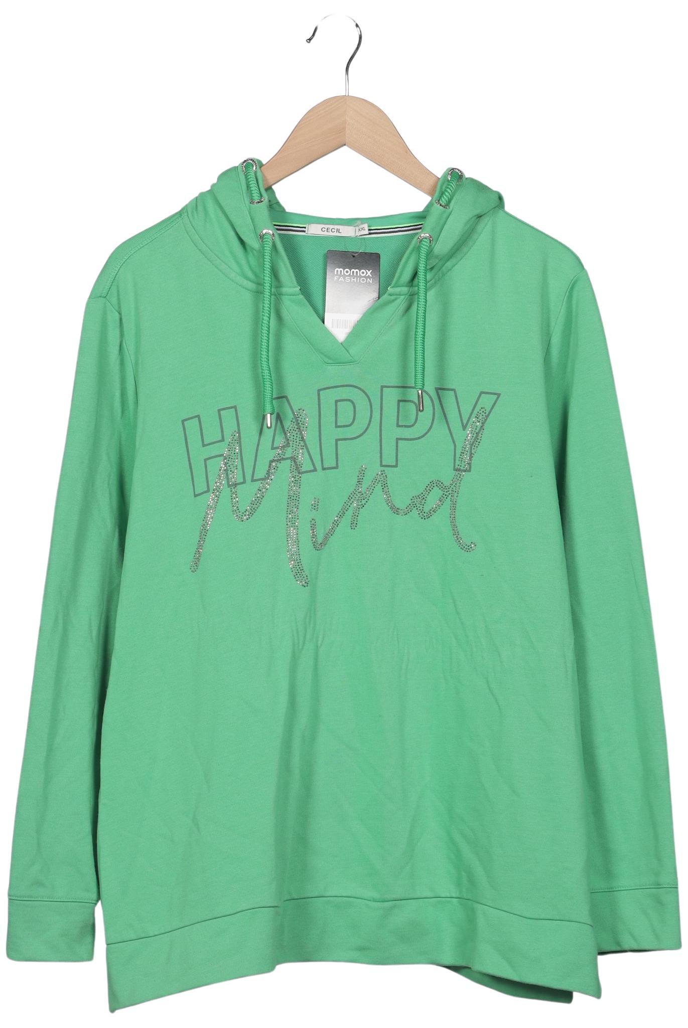 

Cecil Damen Kapuzenpullover, grün, Gr. 46
