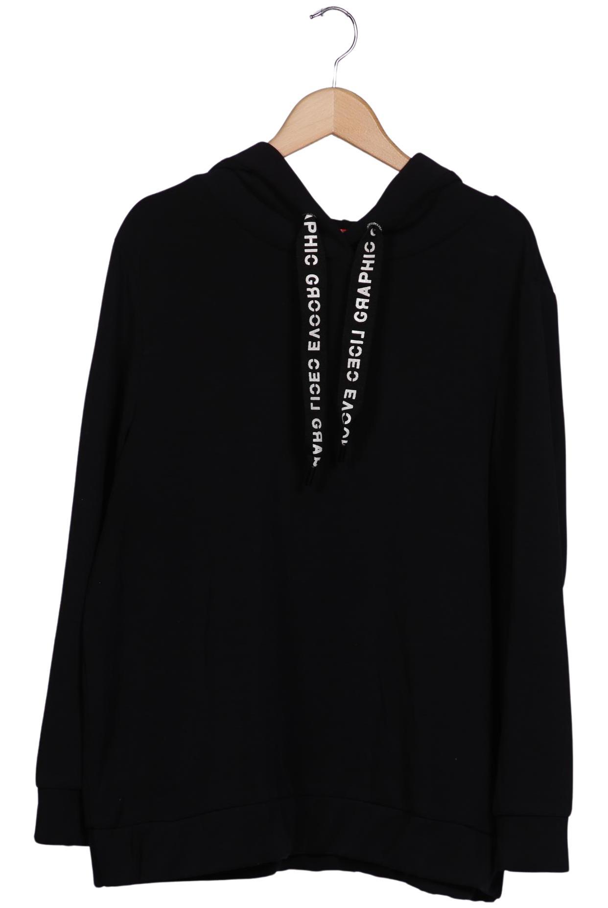 

Cecil Damen Kapuzenpullover, schwarz, Gr. 46