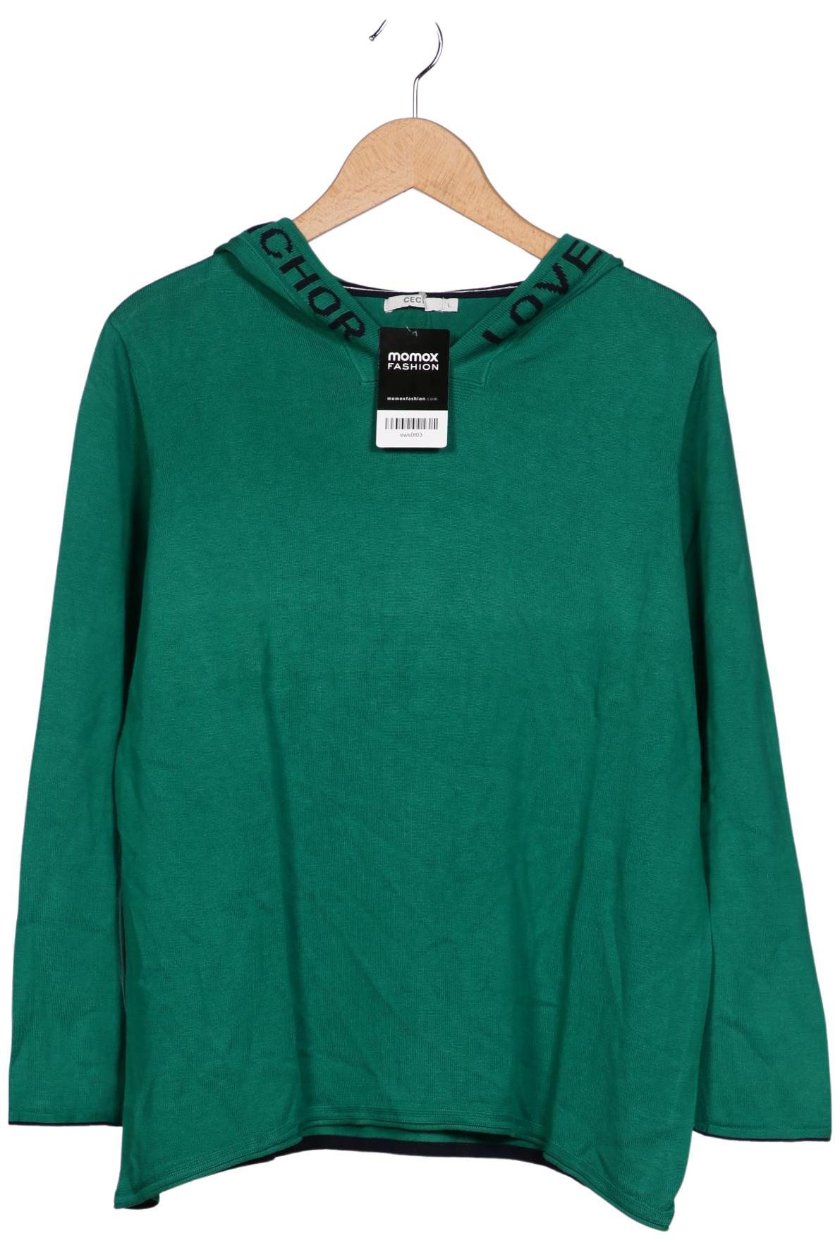 

Cecil Damen Kapuzenpullover, grün, Gr. 42