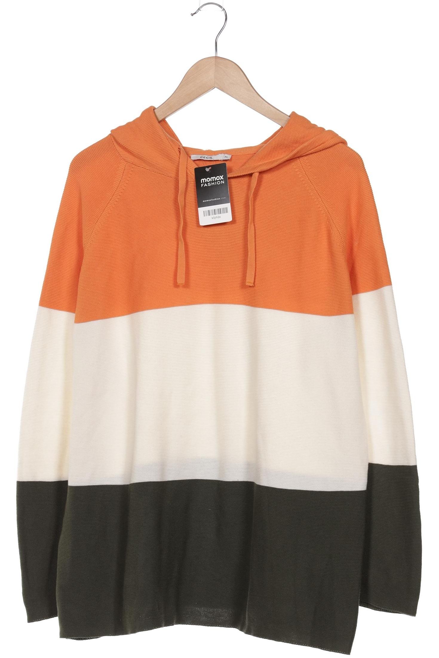 

Cecil Damen Kapuzenpullover, orange, Gr. 44
