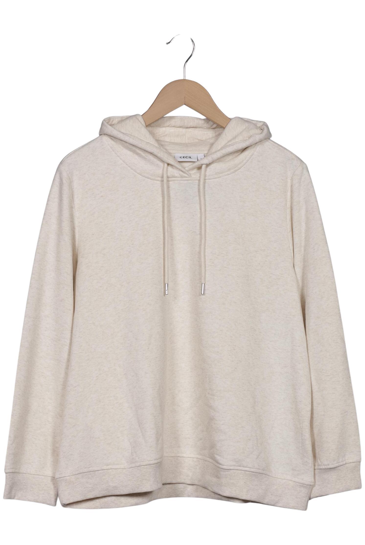 

Cecil Damen Kapuzenpullover, cremeweiß, Gr. 42