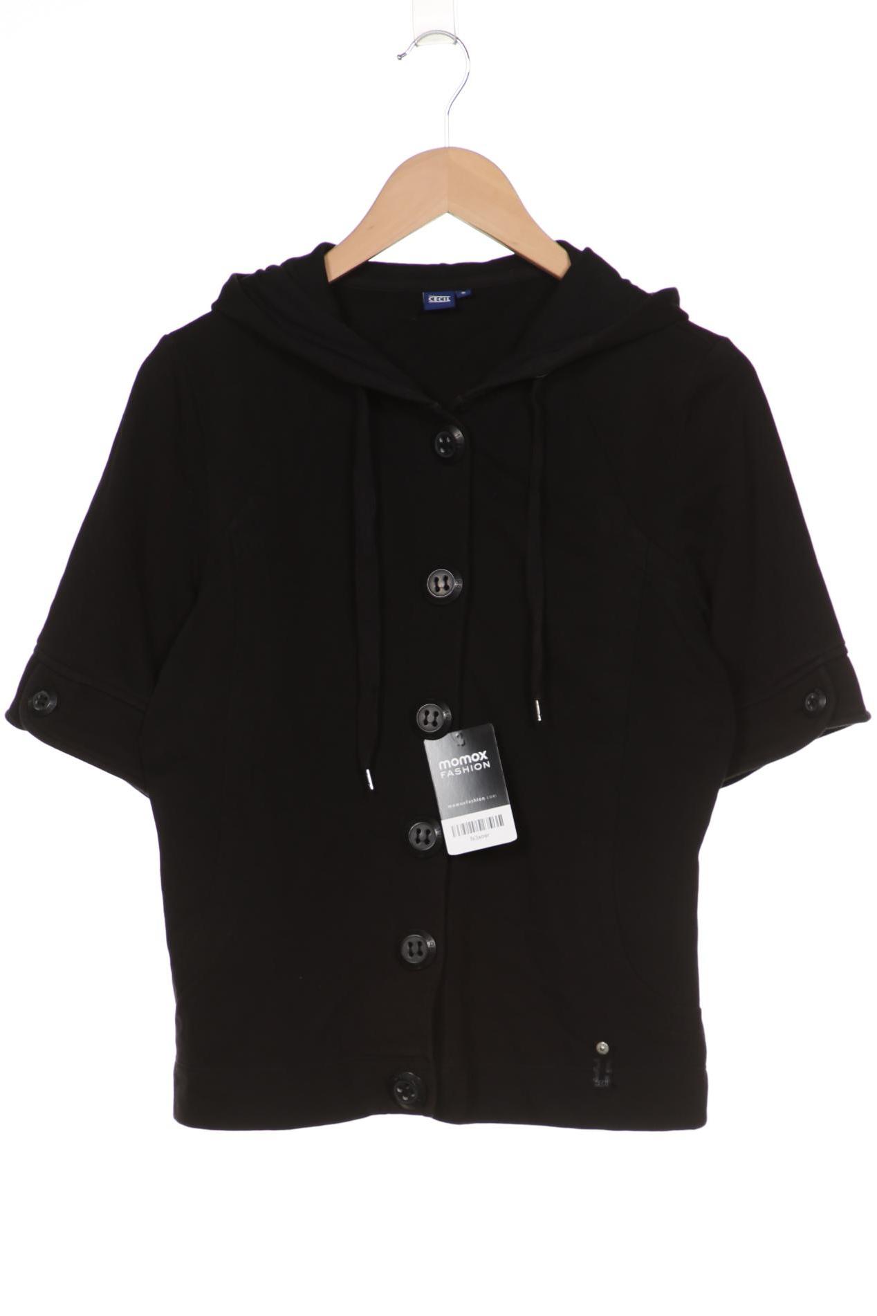 

CECIL Damen Kapuzenpullover, schwarz