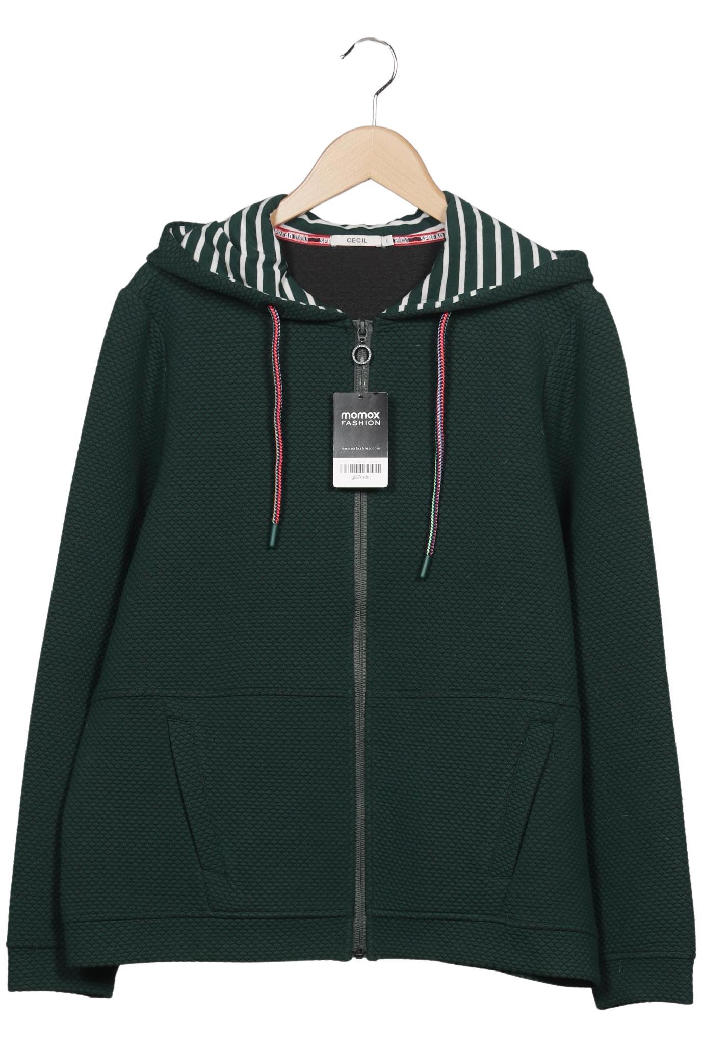 

Cecil Damen Kapuzenpullover, grün, Gr. 42