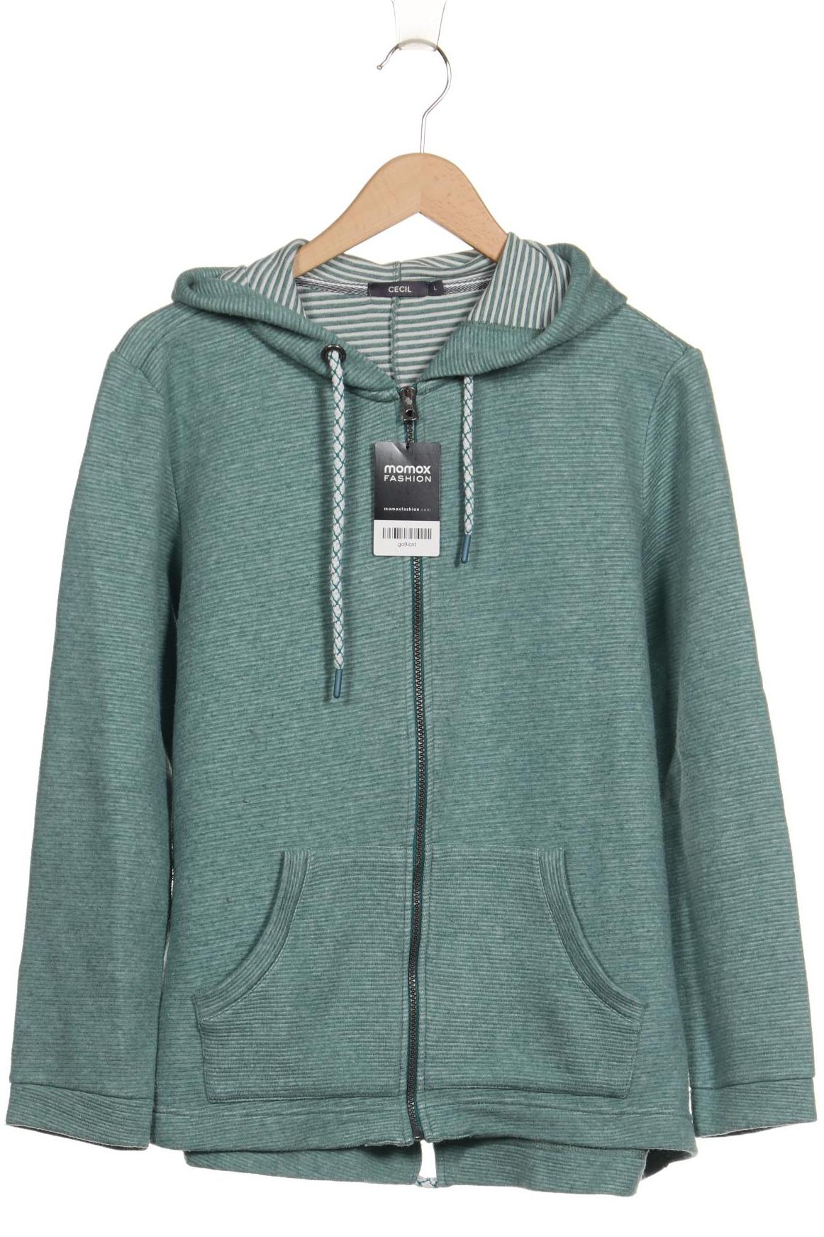 

Cecil Damen Kapuzenpullover, türkis, Gr. 42