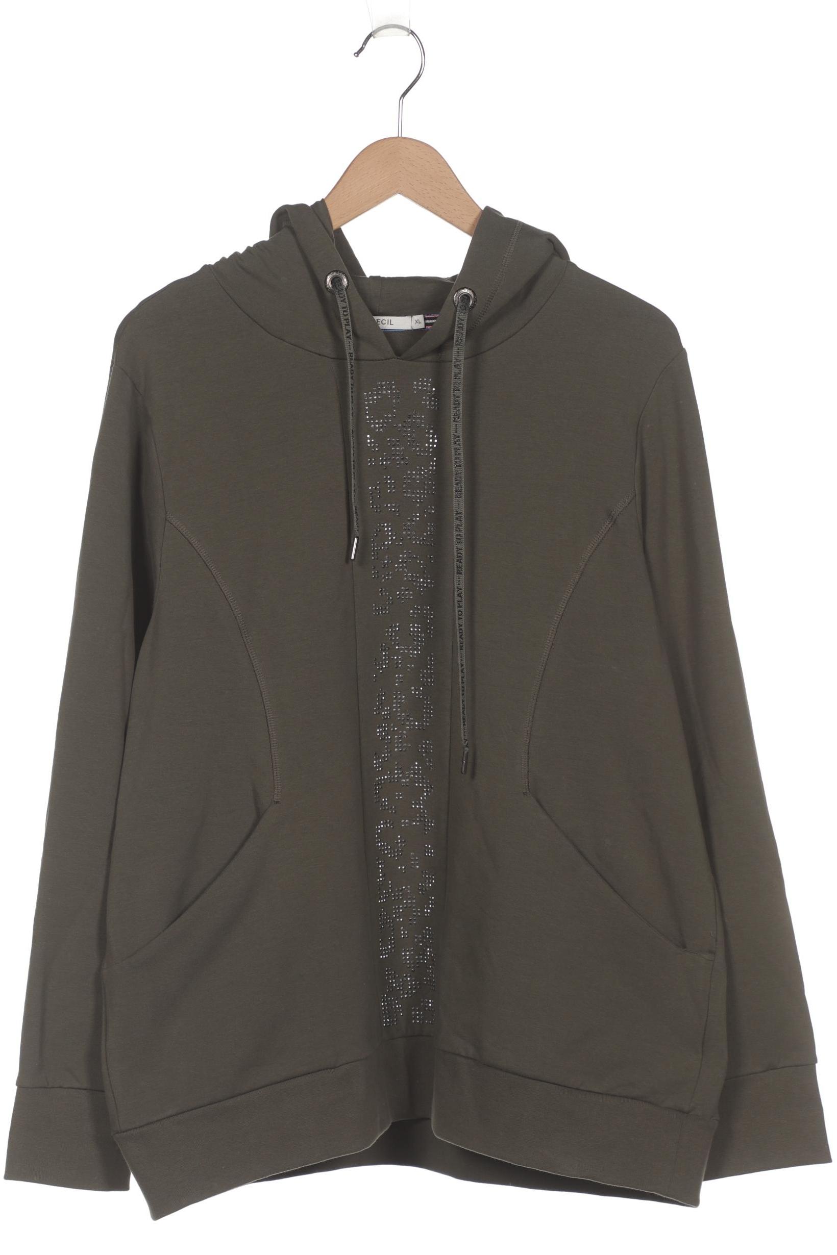 

Cecil Damen Kapuzenpullover, grün, Gr. 44