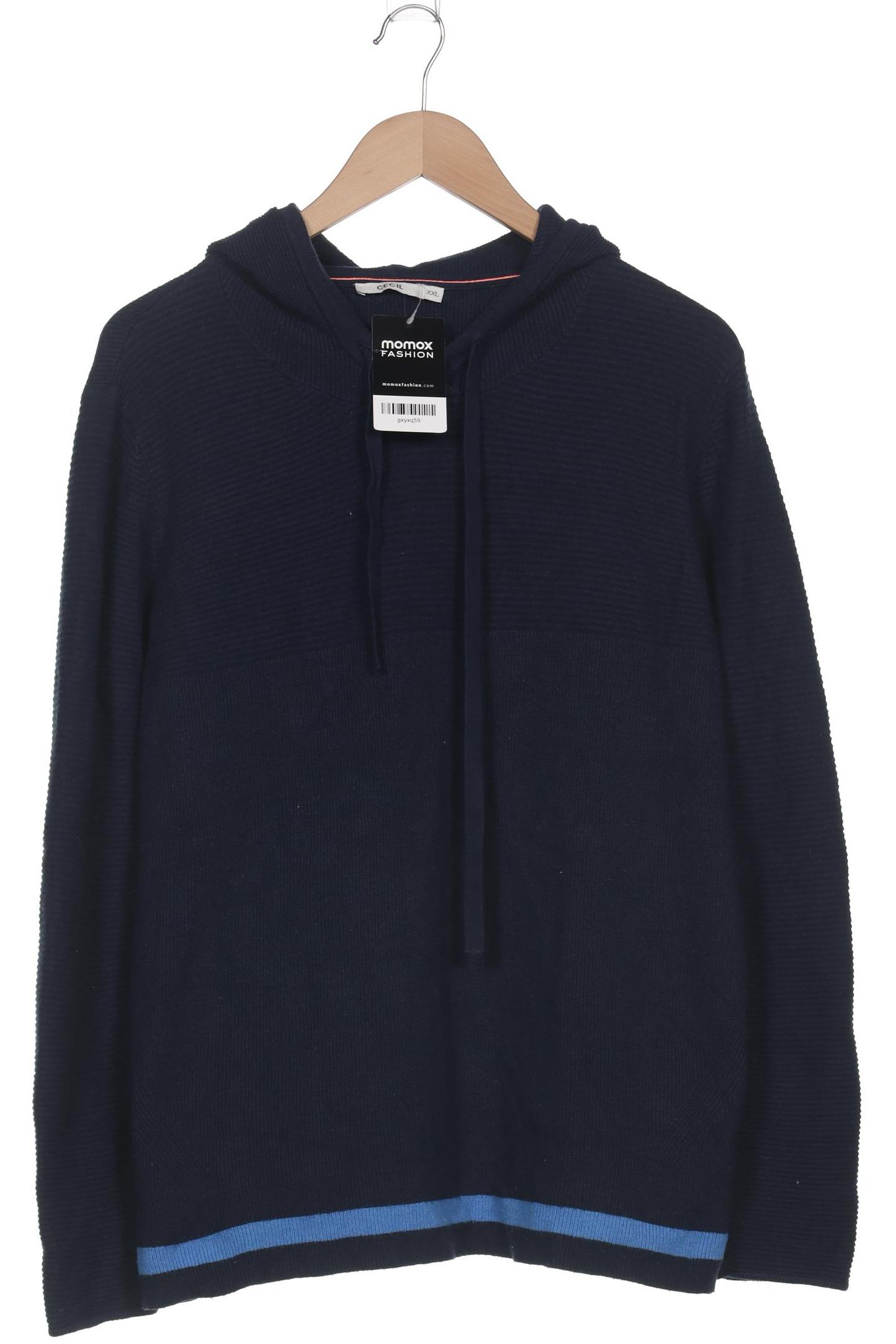

Cecil Damen Kapuzenpullover, marineblau, Gr. 46