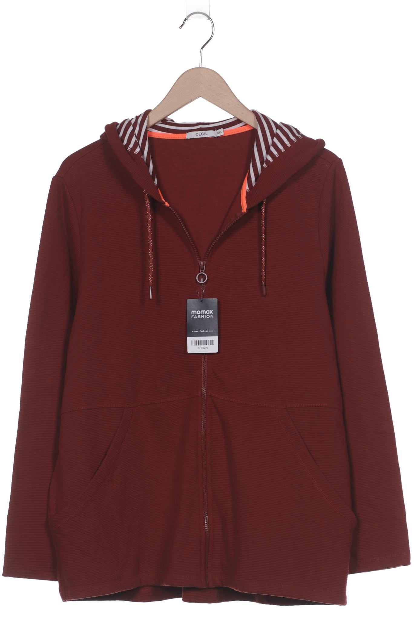 

Cecil Damen Kapuzenpullover, bordeaux, Gr. 46