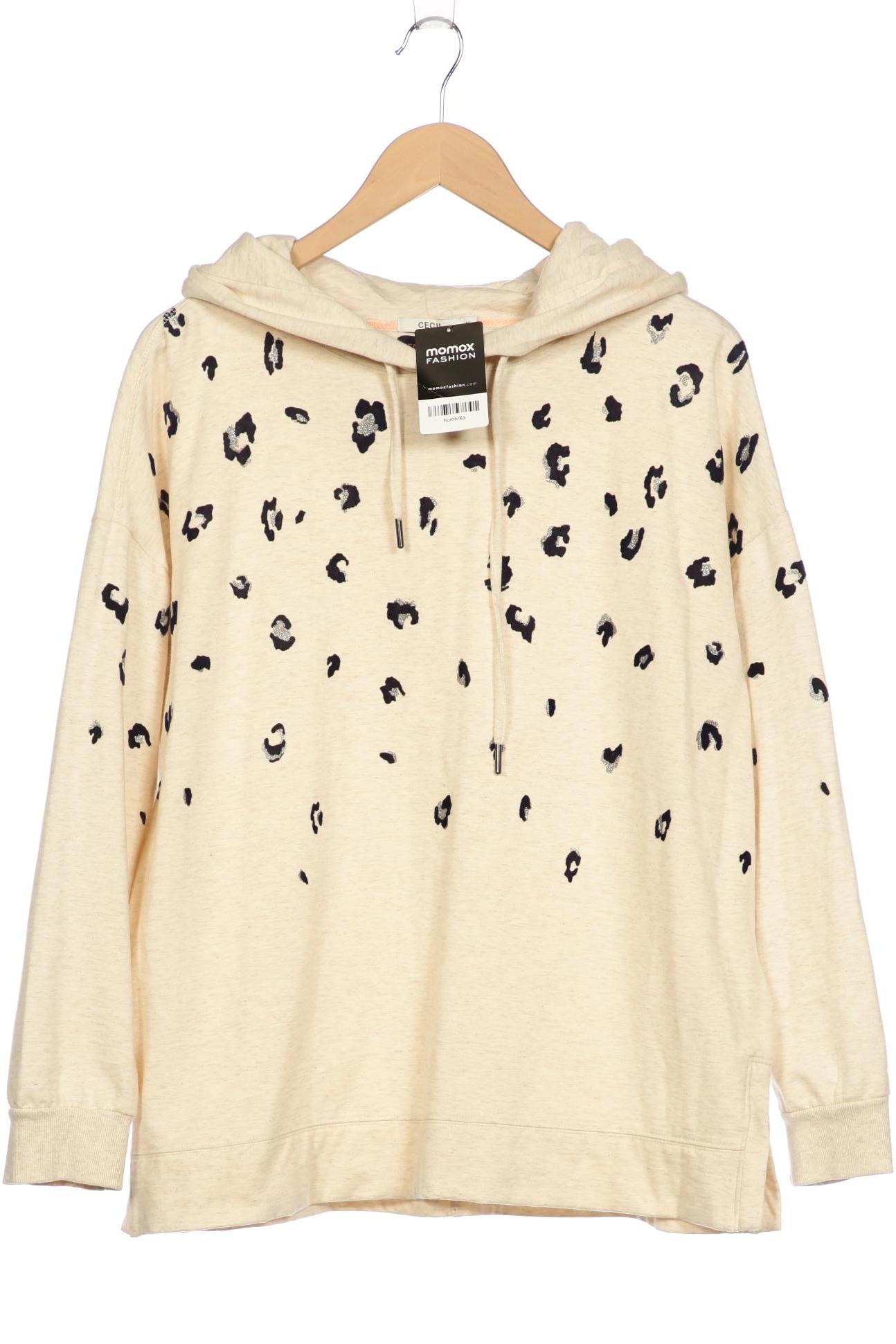 

Cecil Damen Kapuzenpullover, cremeweiß, Gr. 44