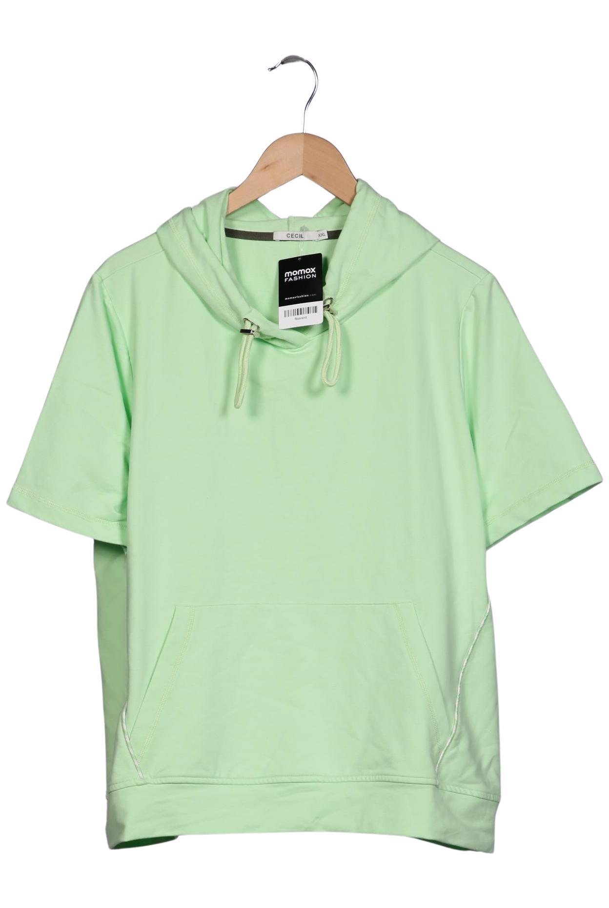 

Cecil Damen Kapuzenpullover, hellgrün, Gr. 46