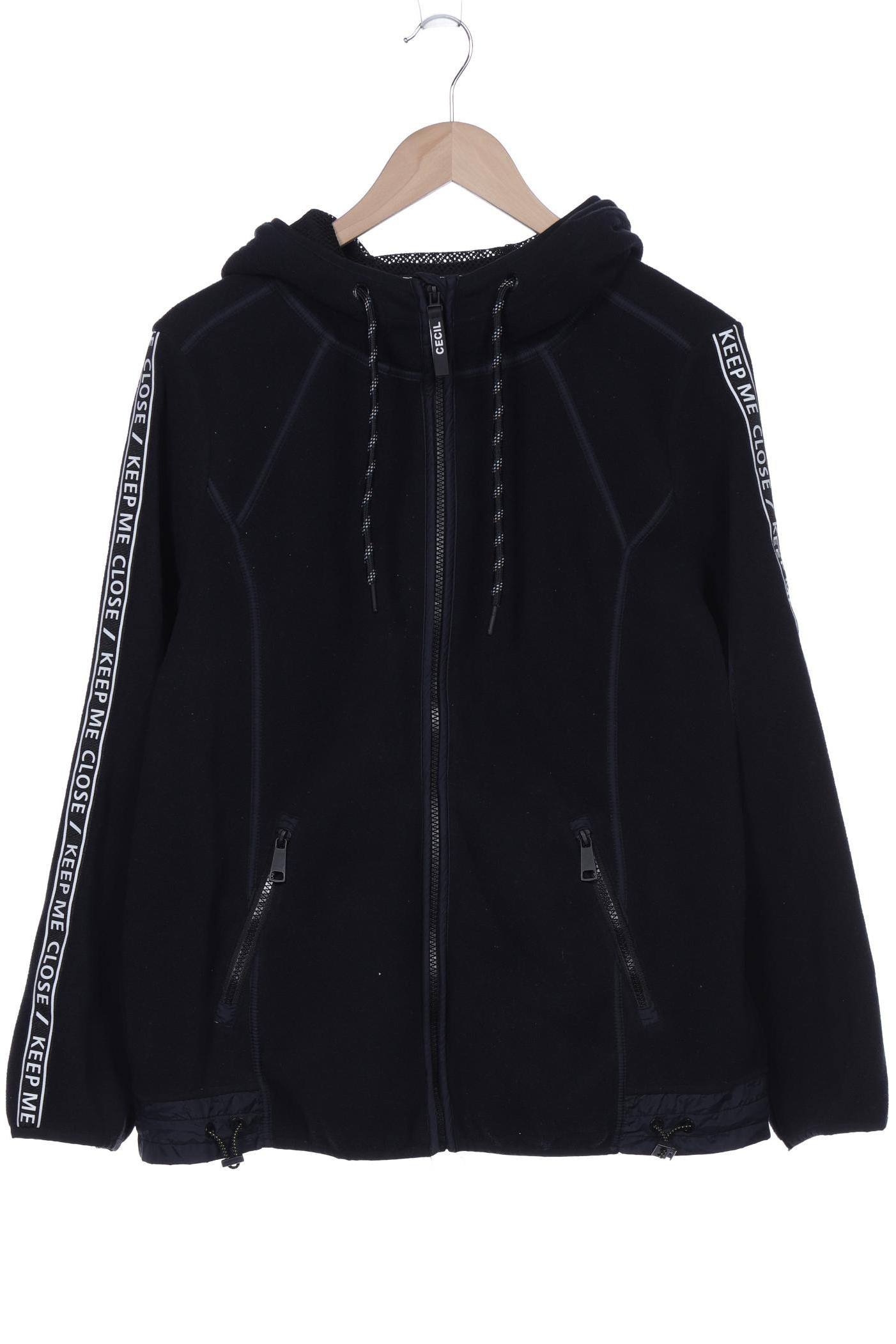 

CECIL Damen Kapuzenpullover, schwarz