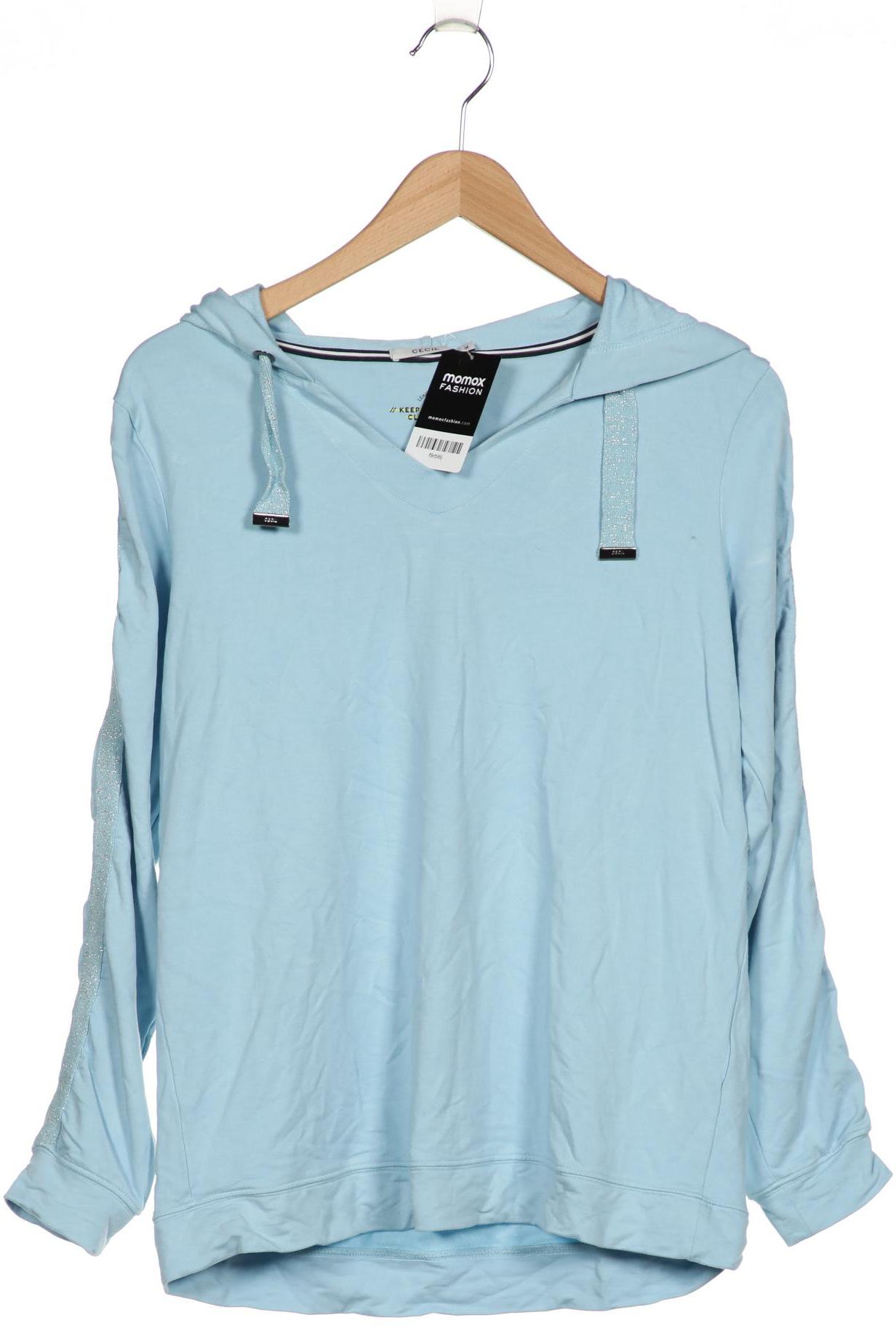 

Cecil Damen Kapuzenpullover, hellblau, Gr. 38
