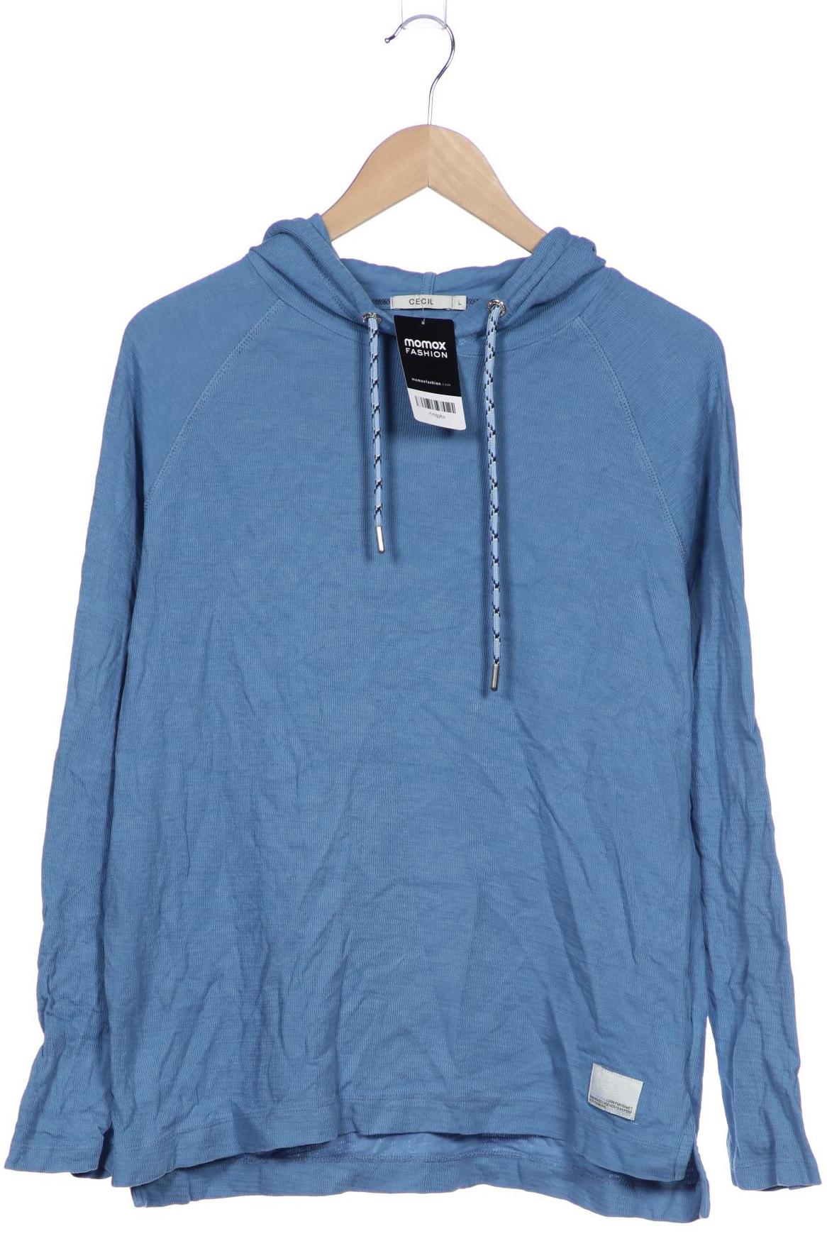 

Cecil Damen Kapuzenpullover, blau, Gr. 42