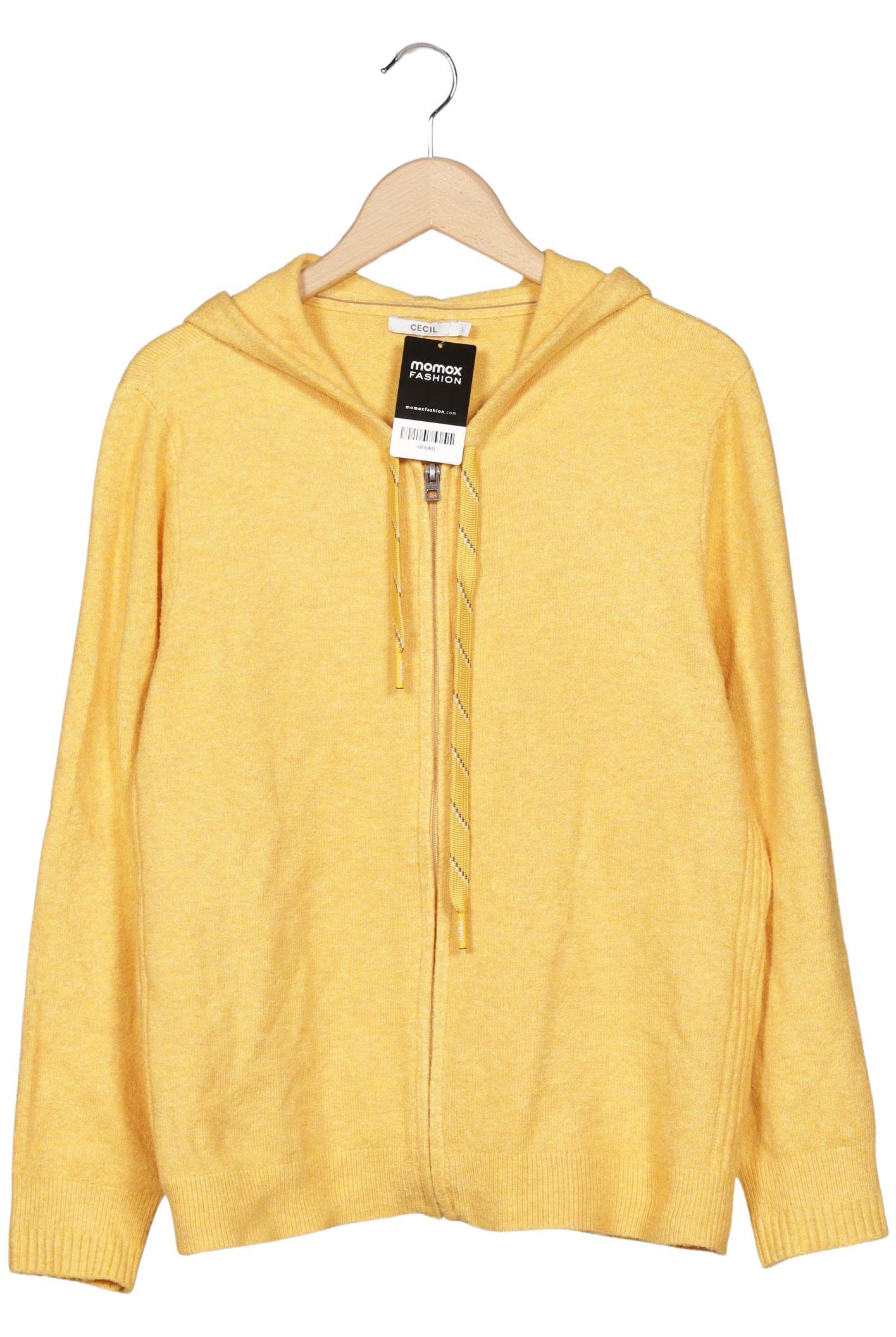 

Cecil Damen Kapuzenpullover, gelb, Gr. 42