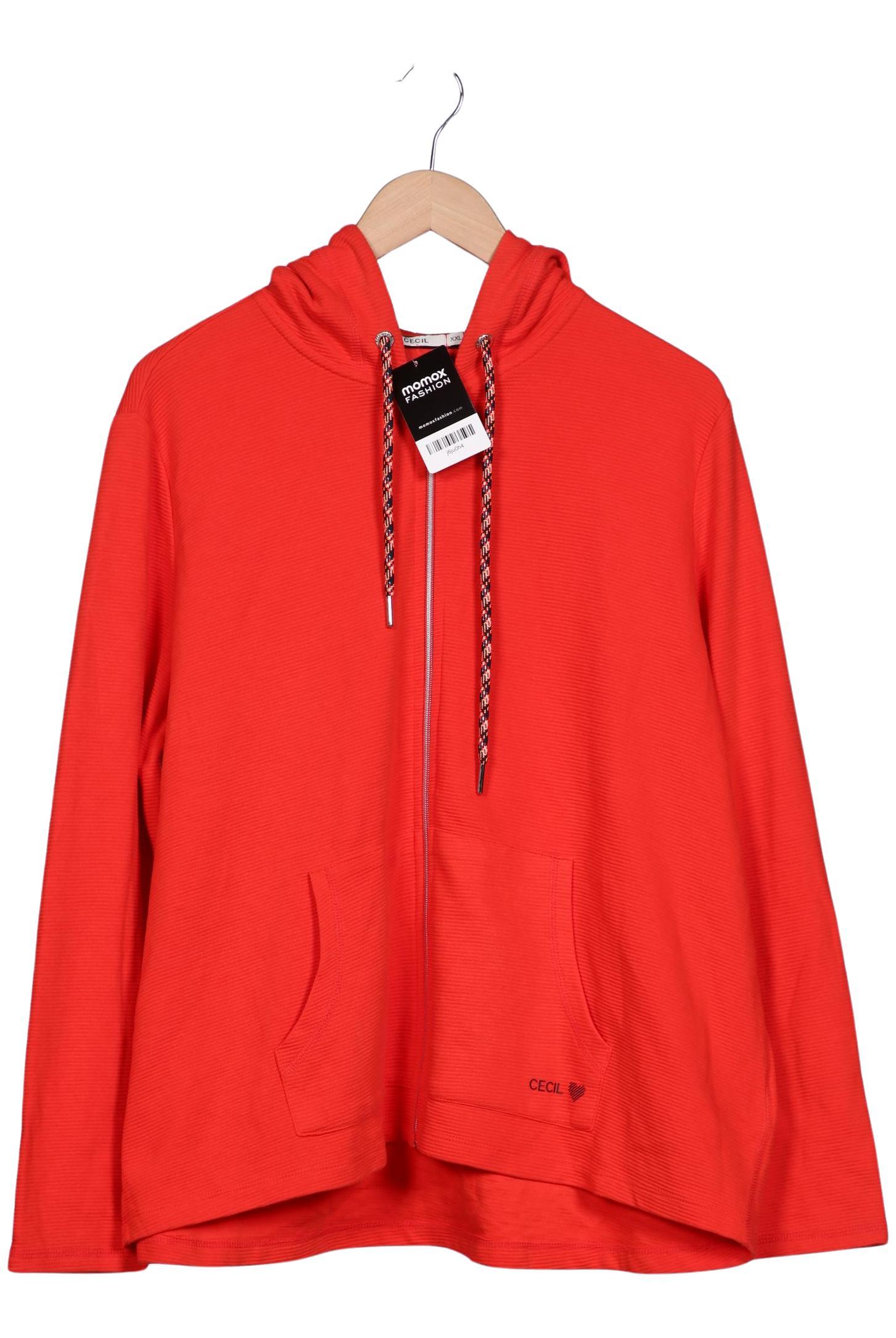

Cecil Damen Kapuzenpullover, rot, Gr. 46