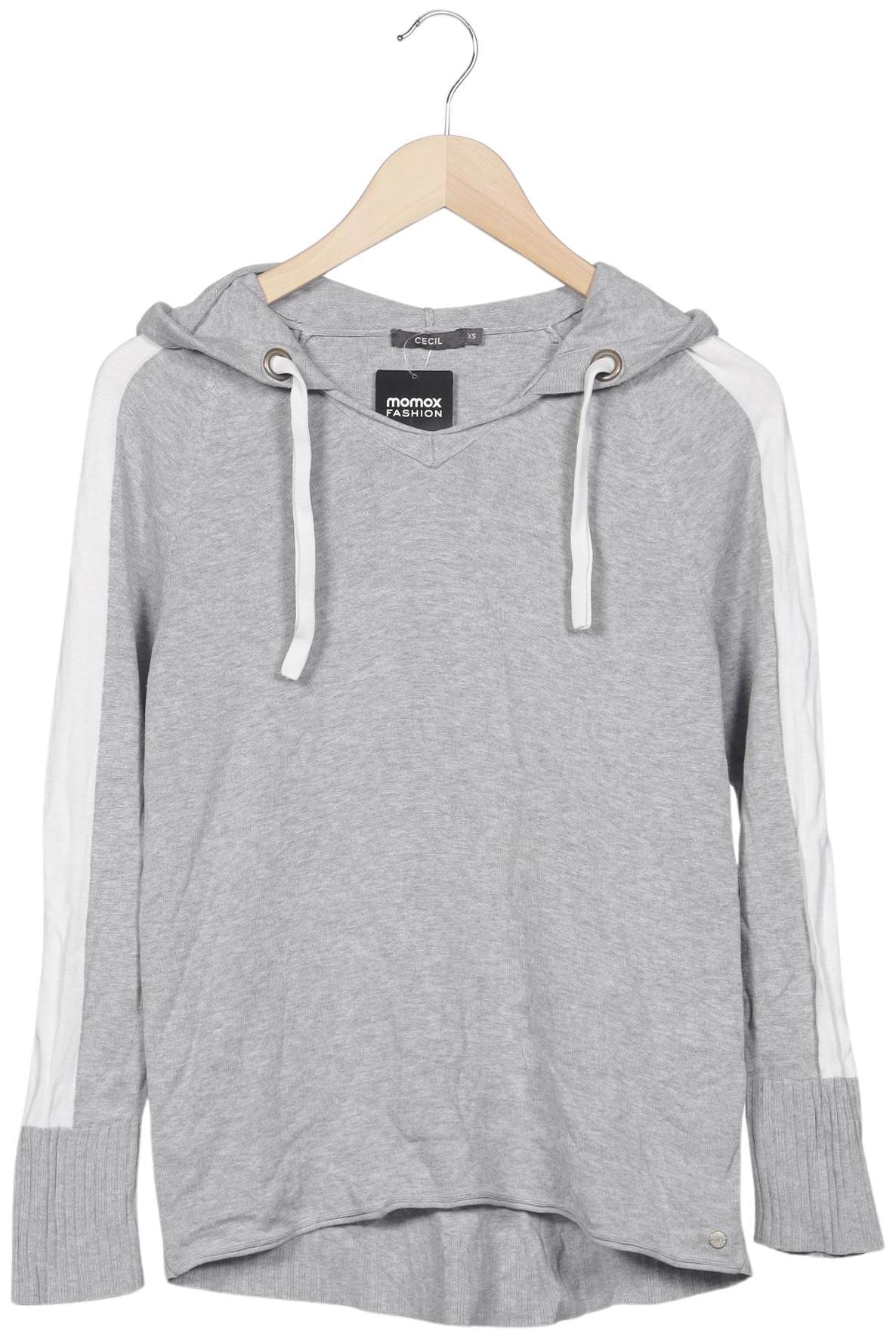 

Cecil Damen Kapuzenpullover, grau, Gr. 34