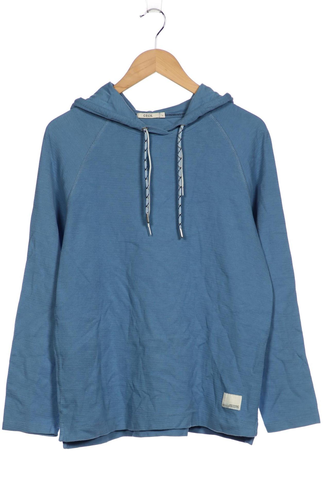 

Cecil Damen Kapuzenpullover, blau, Gr. 42