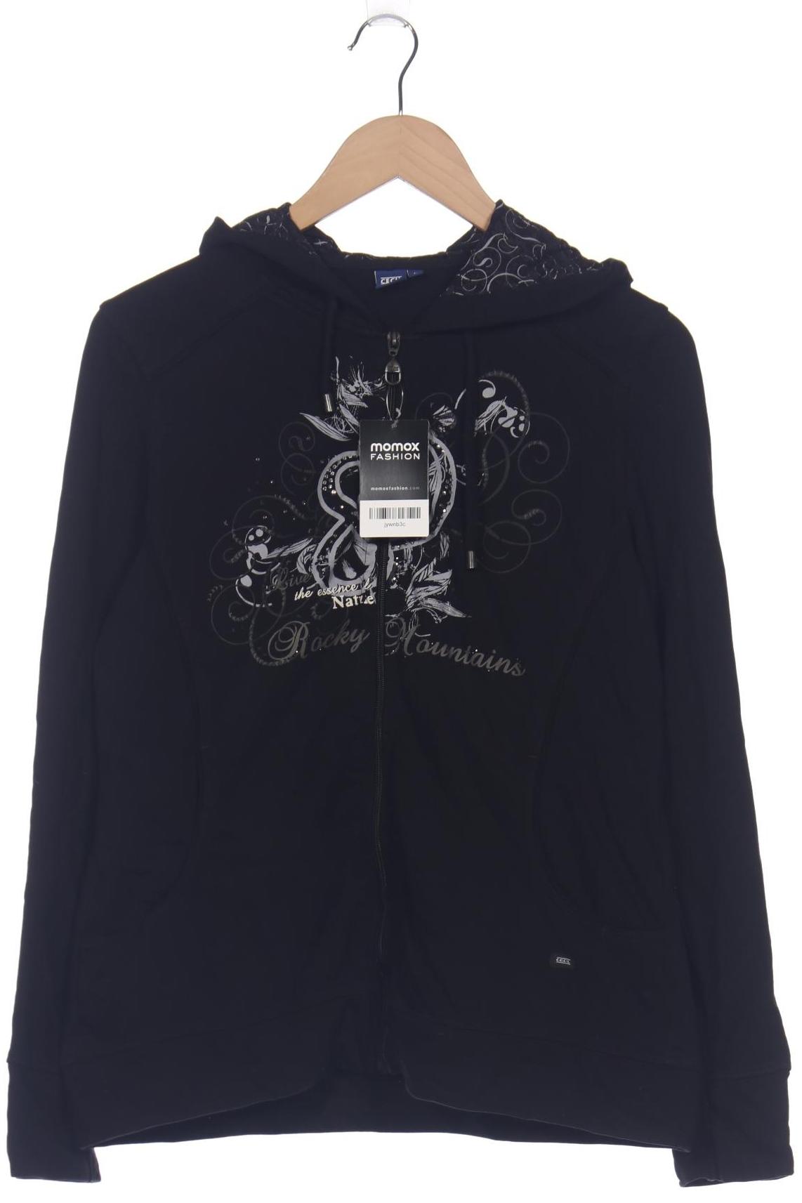 

Cecil Damen Kapuzenpullover, schwarz, Gr. 42