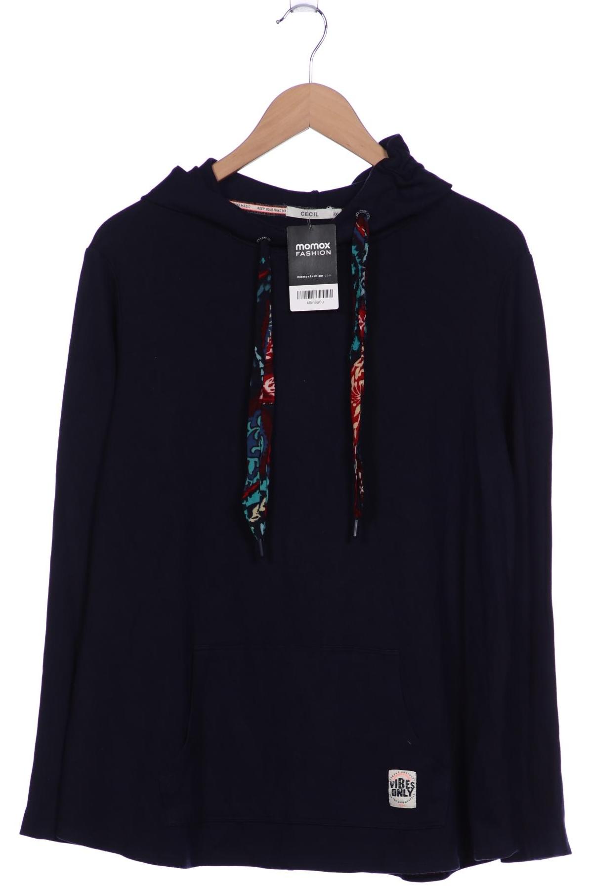 

Cecil Damen Kapuzenpullover, marineblau, Gr. 46