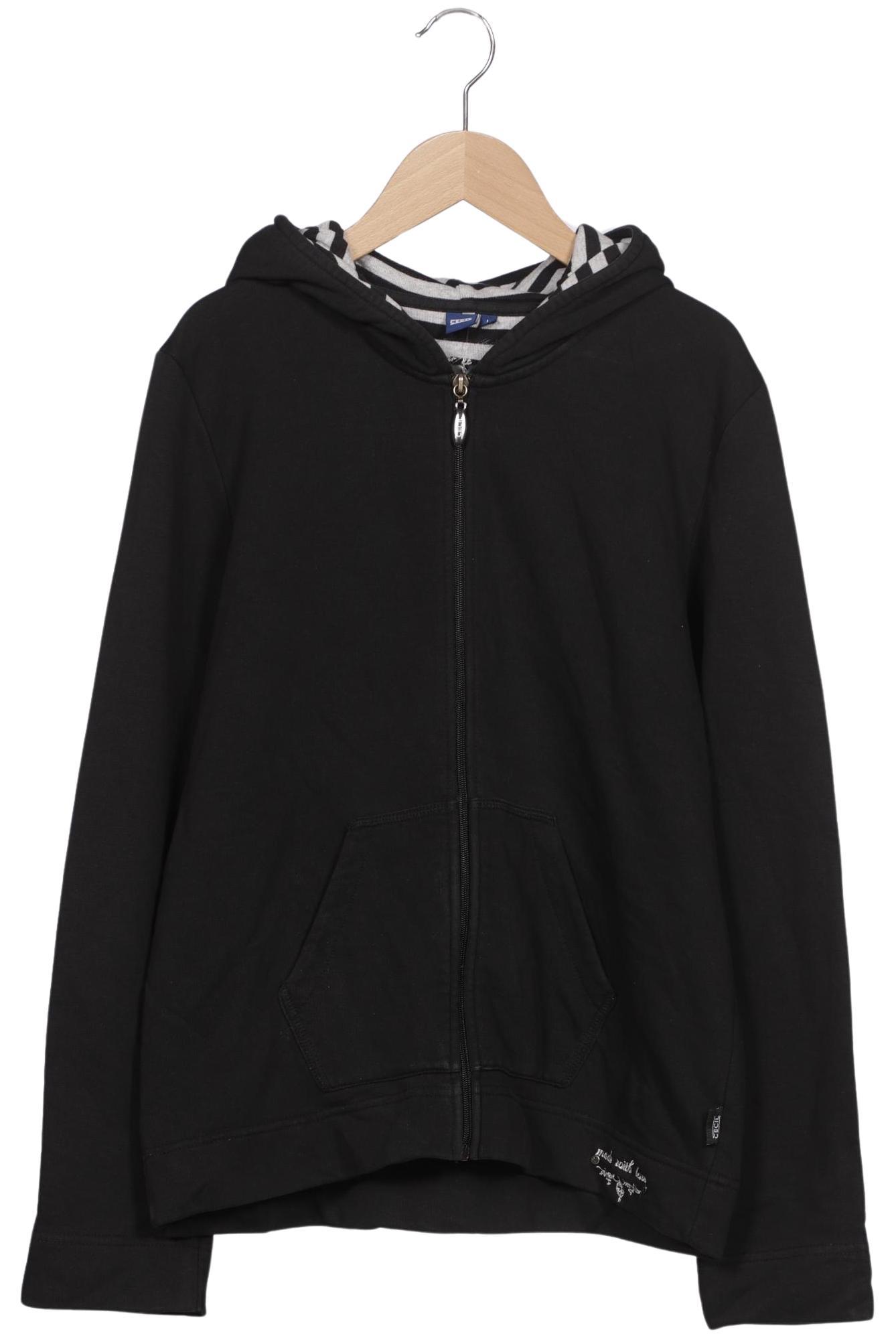 

Cecil Damen Kapuzenpullover, schwarz, Gr. 42