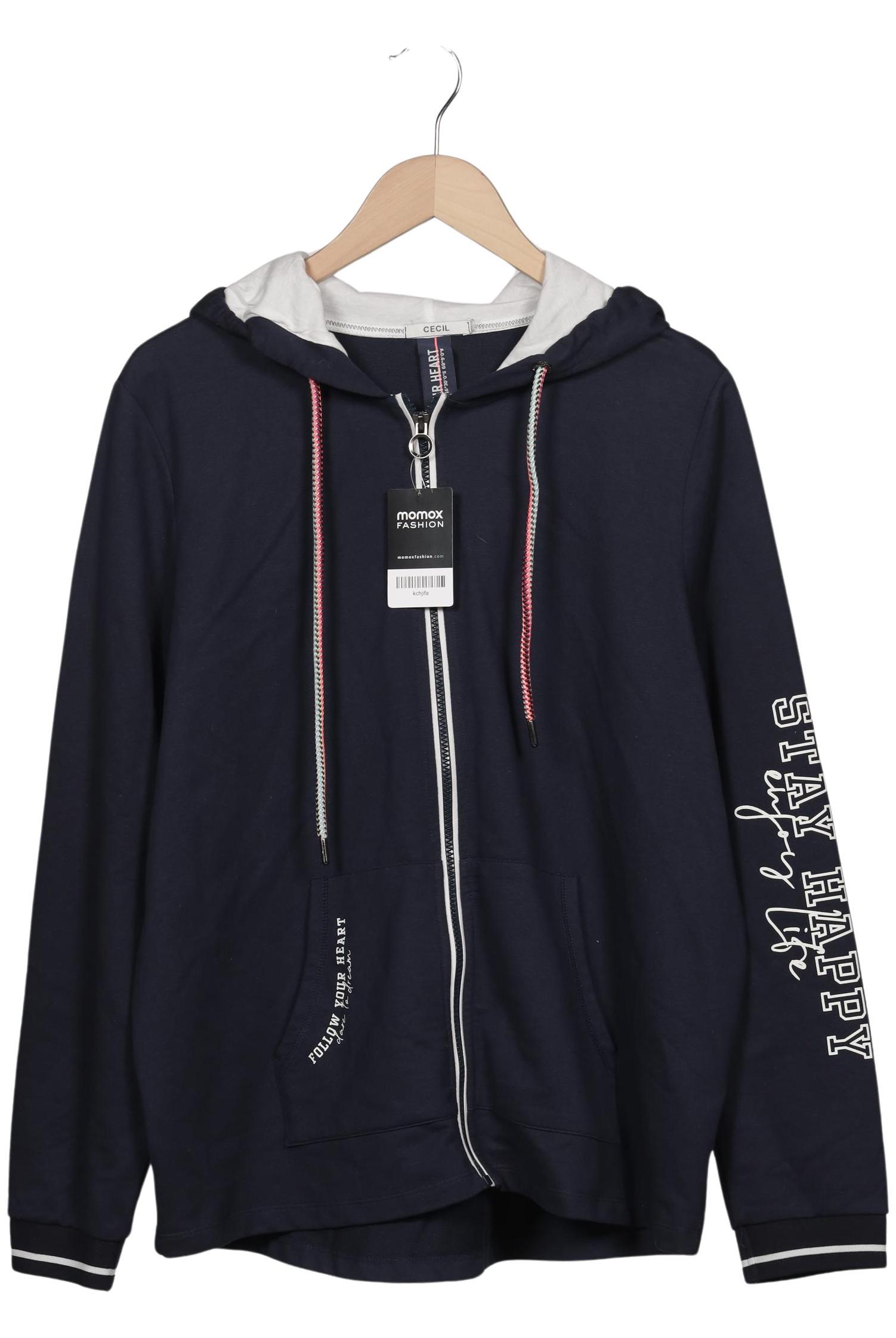 

Cecil Damen Kapuzenpullover, marineblau, Gr. 46