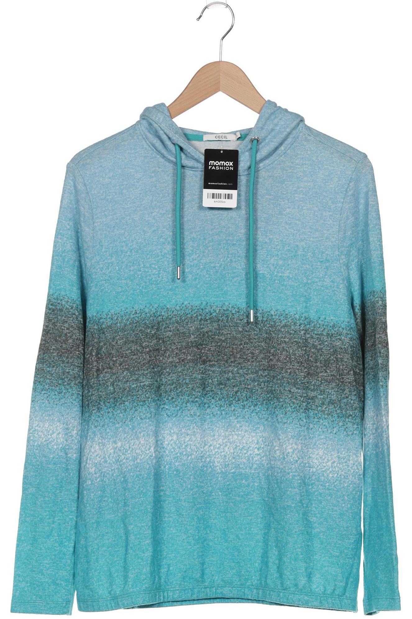 

Cecil Damen Kapuzenpullover, blau, Gr. 42