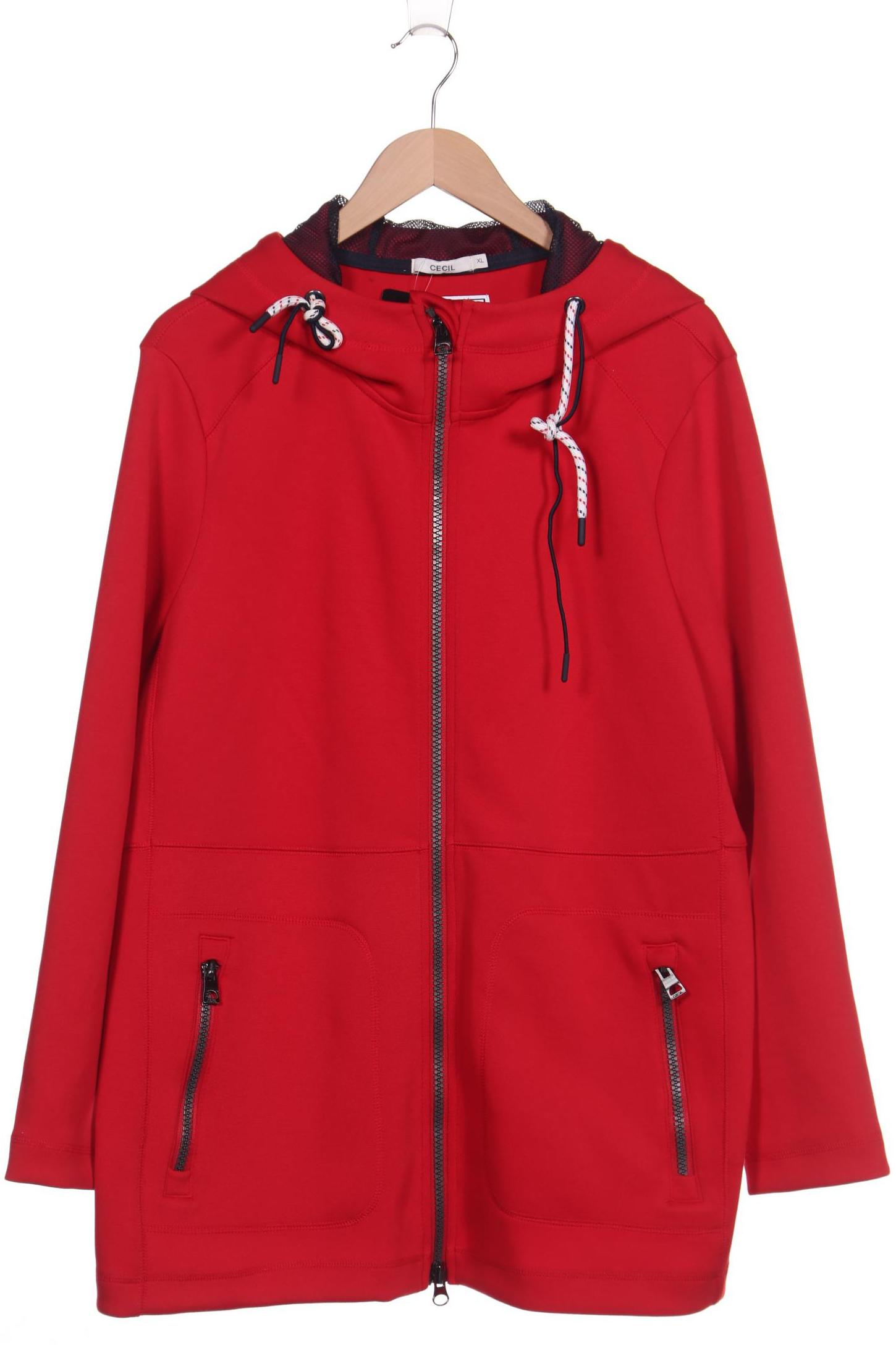 

Cecil Damen Kapuzenpullover, rot, Gr. 44