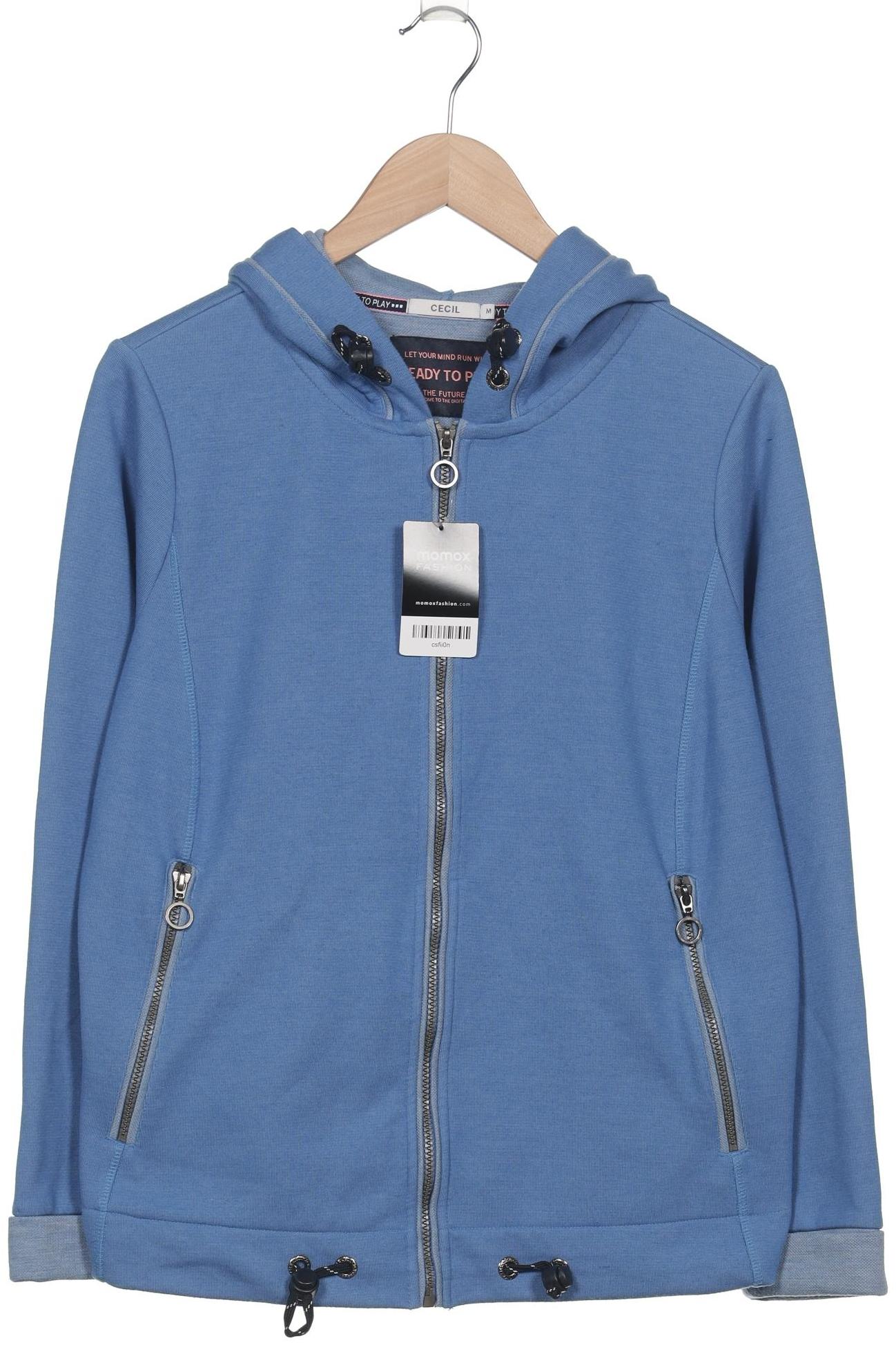 

Cecil Damen Kapuzenpullover, blau, Gr. 38