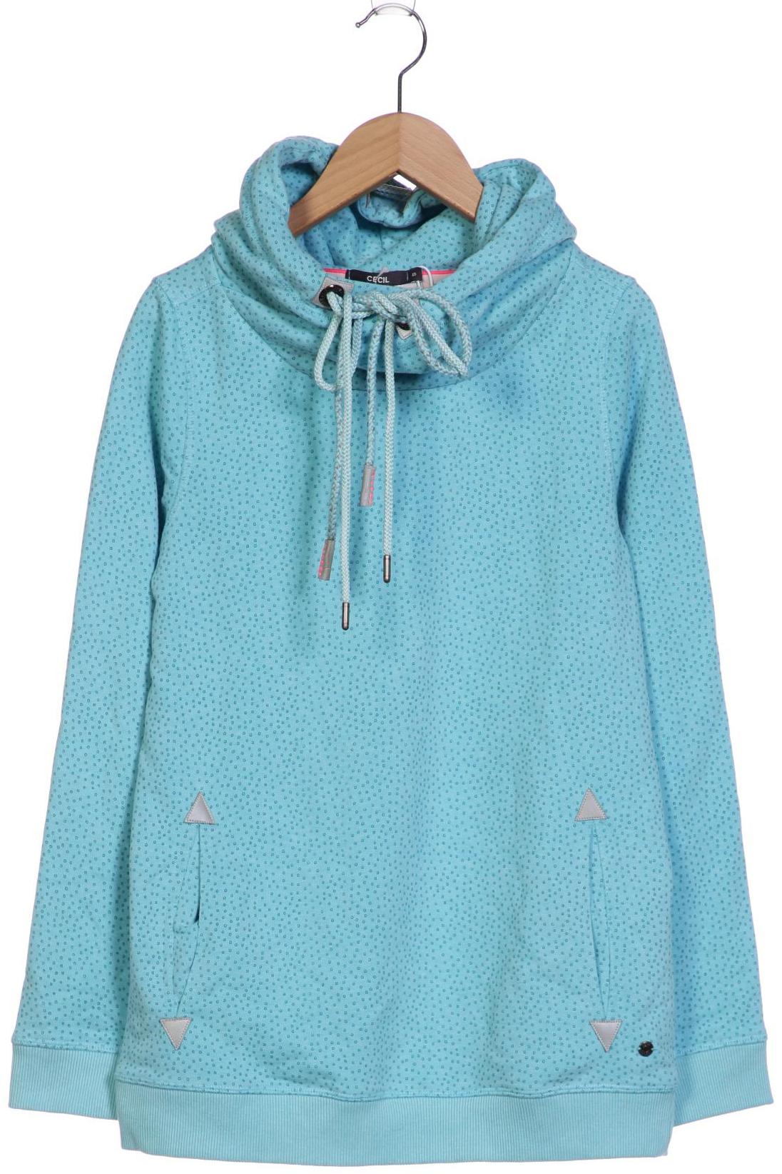 

Cecil Damen Kapuzenpullover, blau, Gr. 36