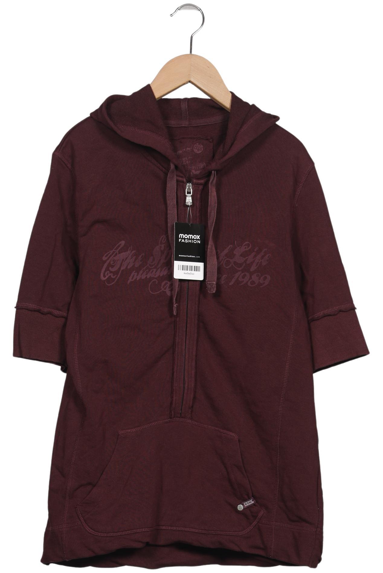 

Cecil Damen Kapuzenpullover, bordeaux, Gr. 42