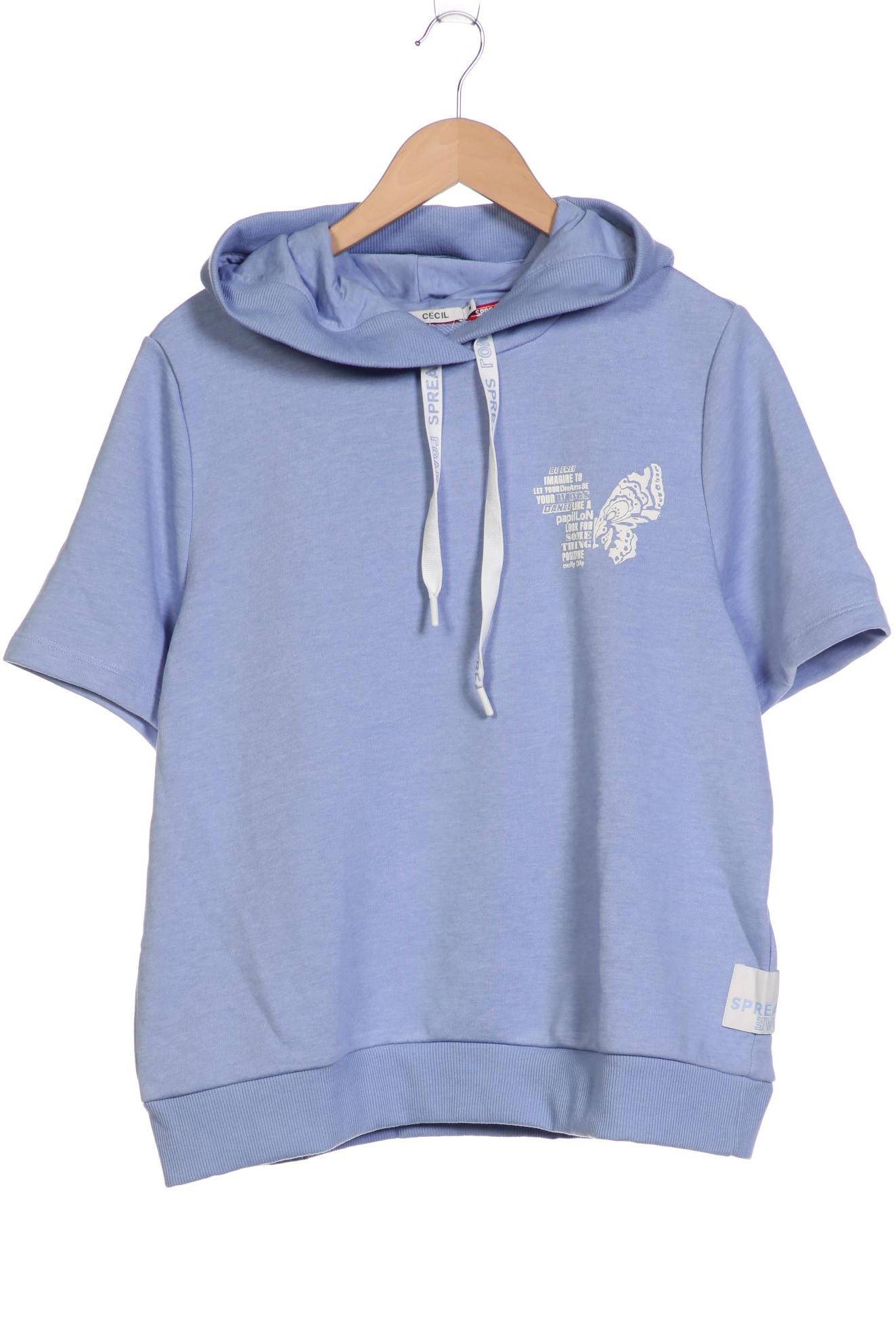 

Cecil Damen Kapuzenpullover, blau, Gr. 38