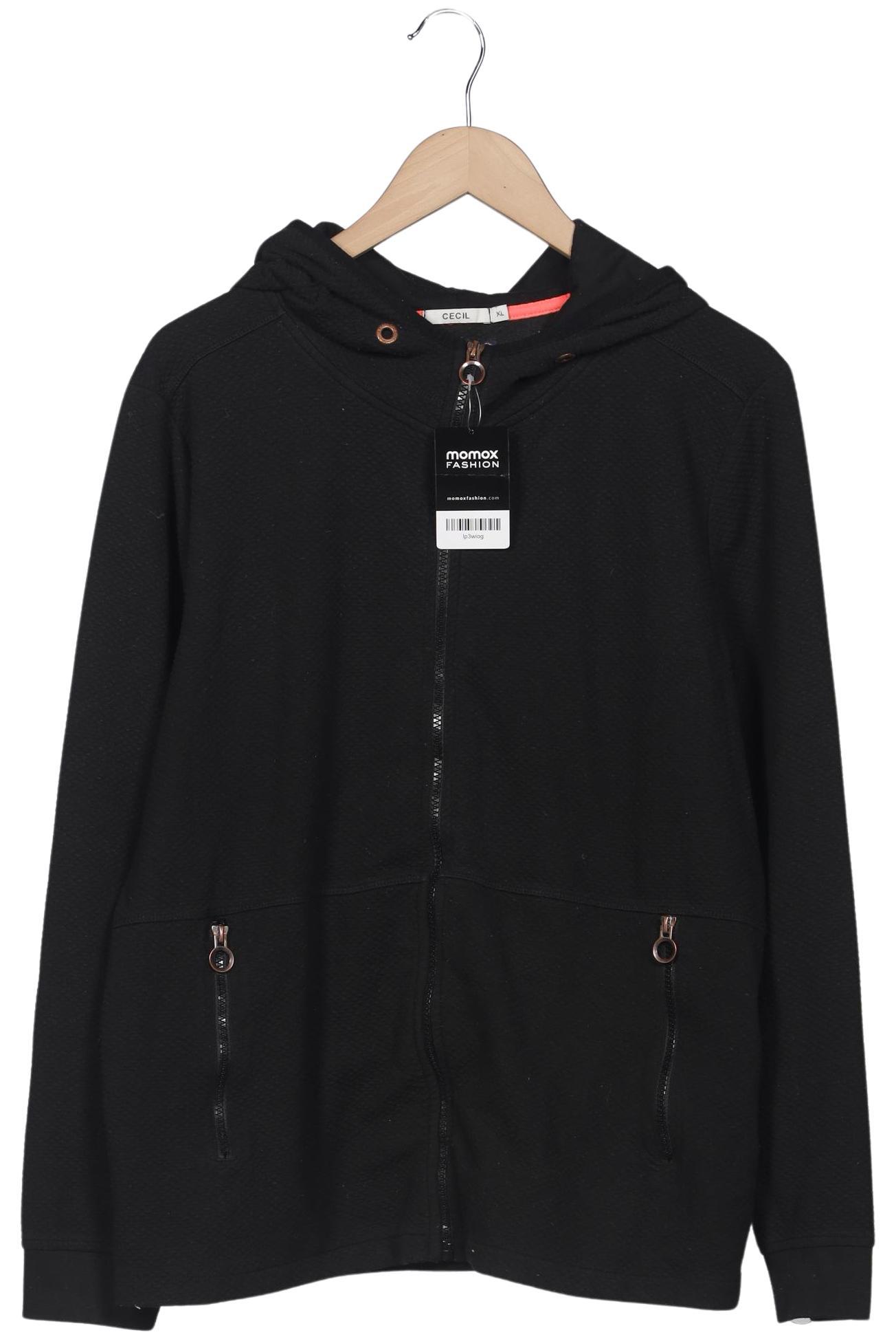 

Cecil Damen Kapuzenpullover, schwarz, Gr. 44