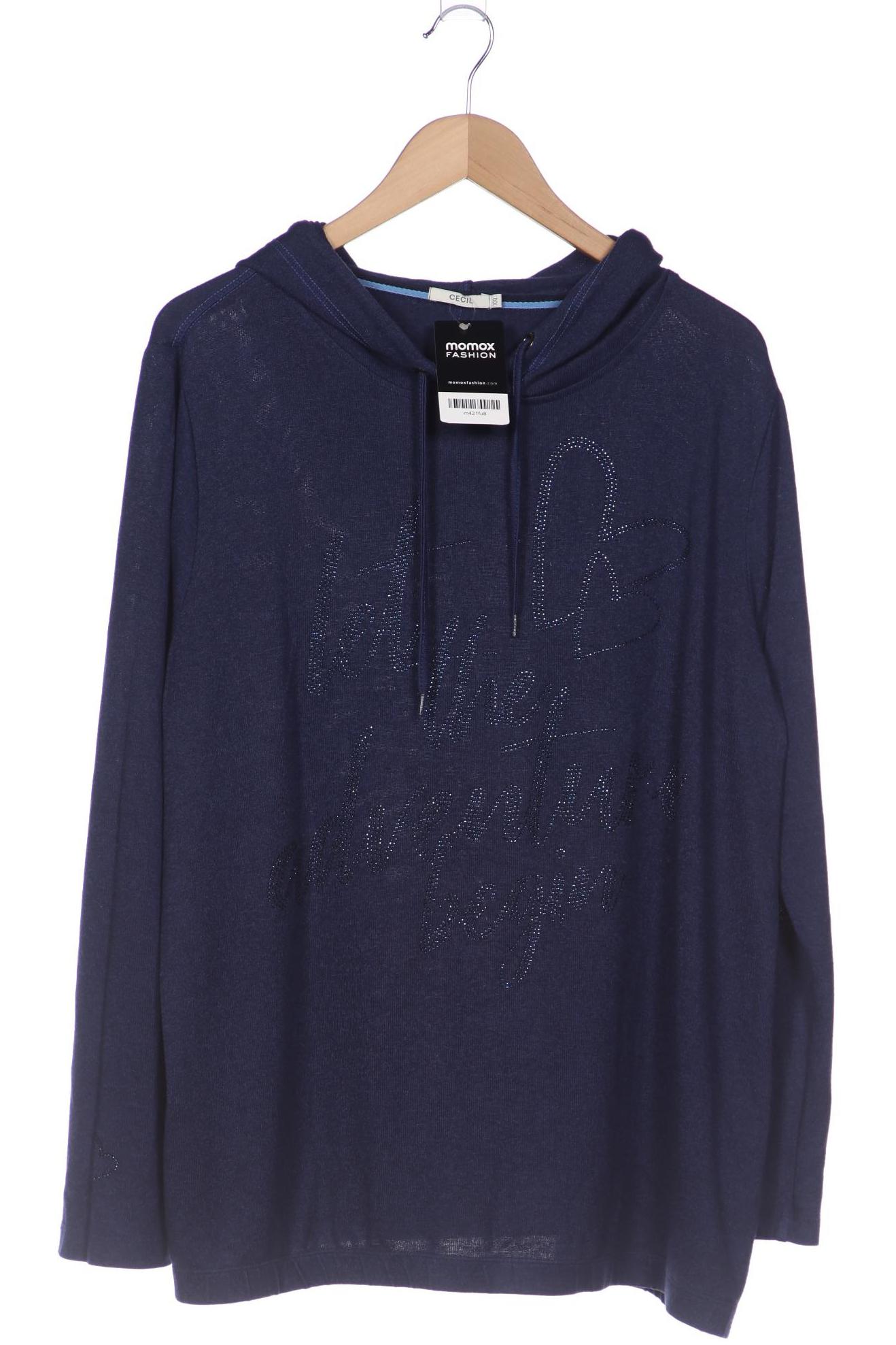 

Cecil Damen Kapuzenpullover, blau, Gr. 46