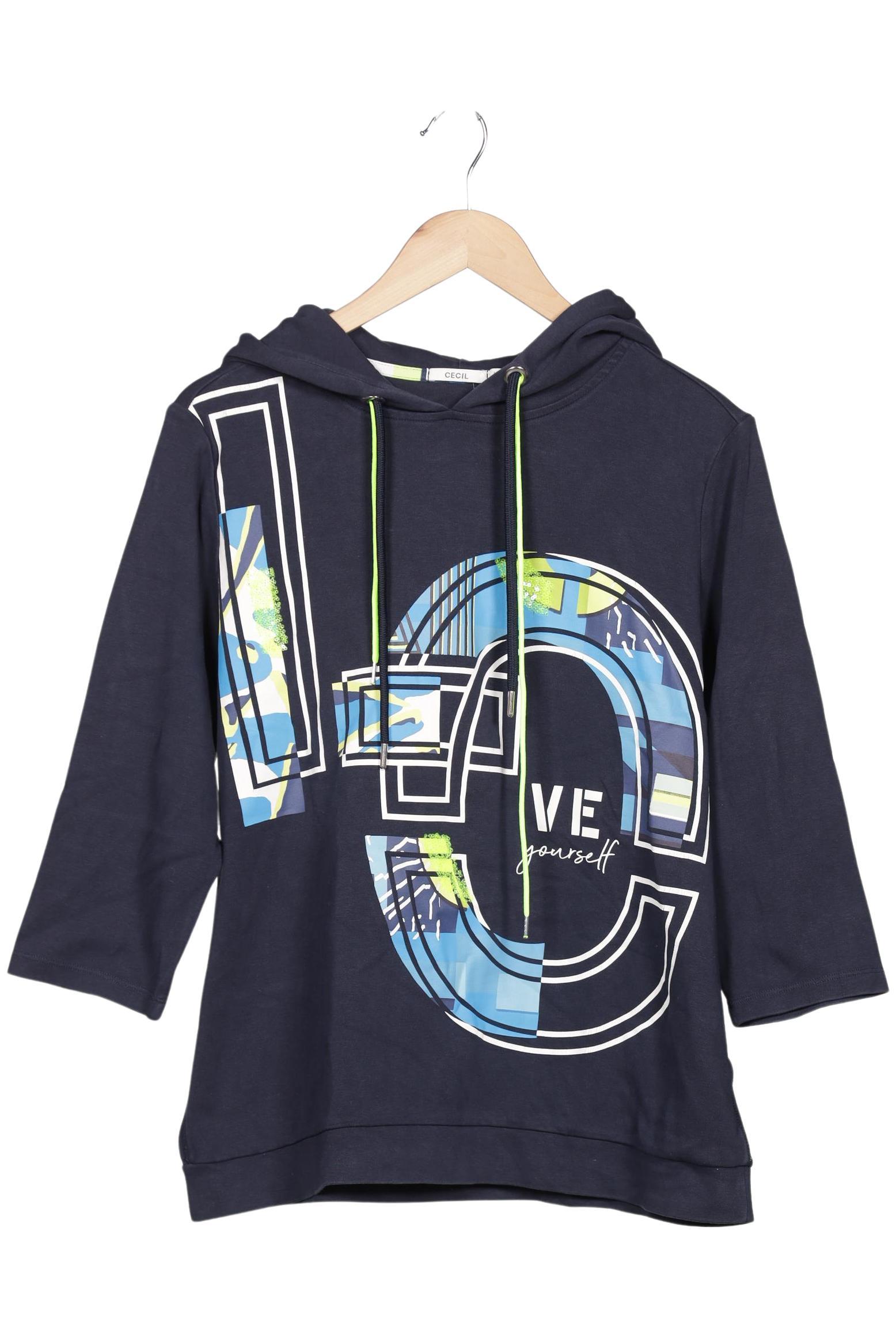 

Cecil Damen Kapuzenpullover, marineblau, Gr. 42