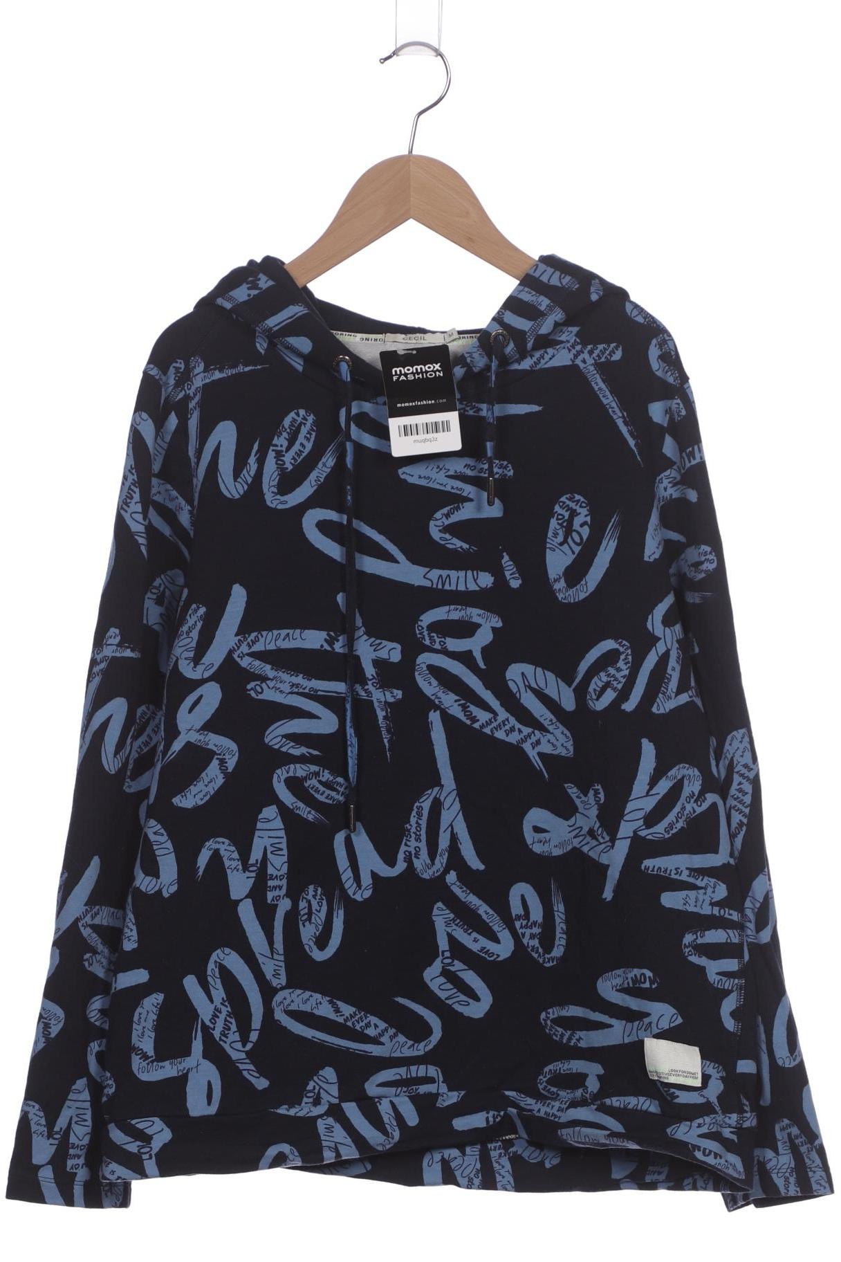 

Cecil Damen Kapuzenpullover, marineblau, Gr. 38