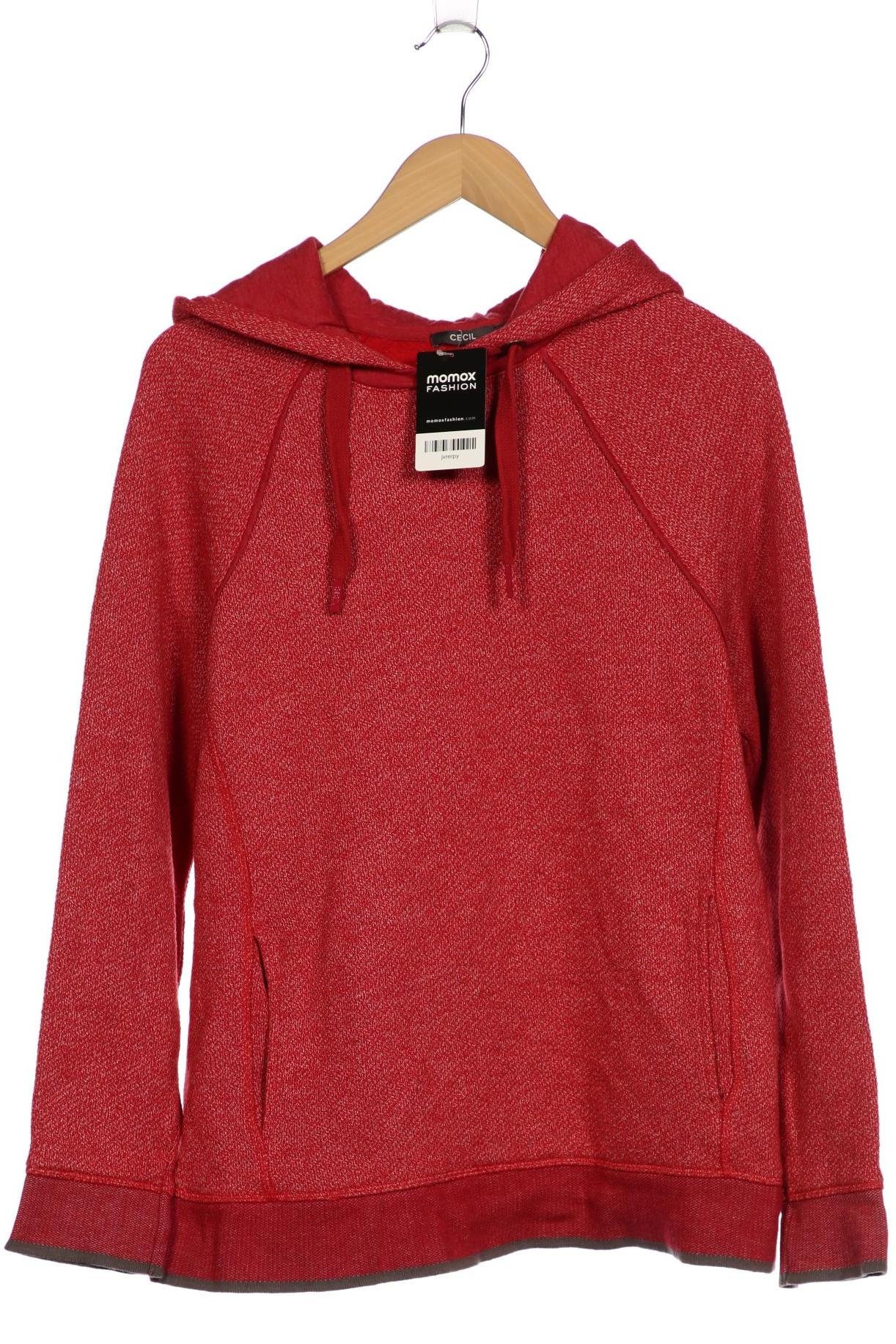

Cecil Damen Kapuzenpullover, rot, Gr. 42