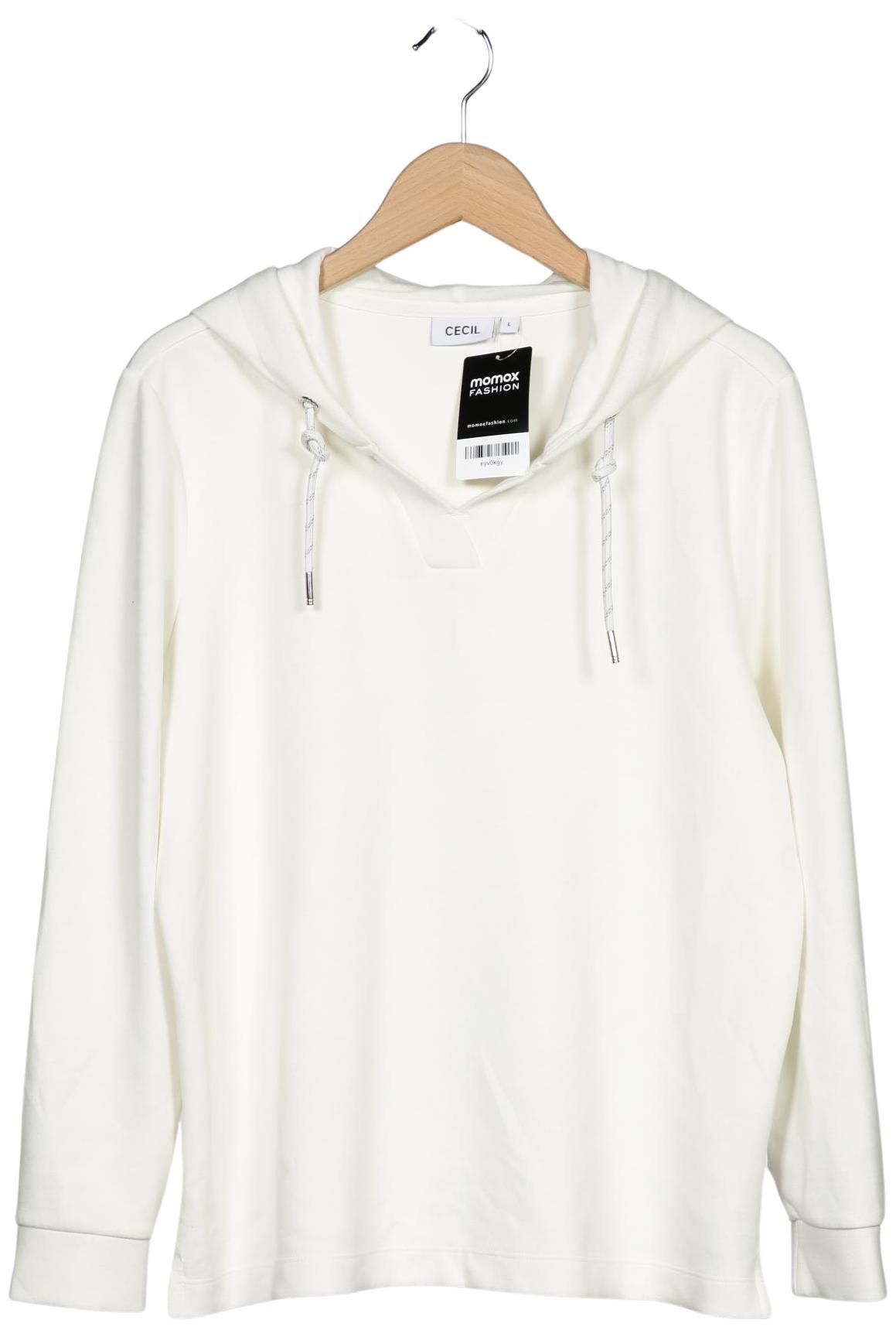 

Cecil Damen Kapuzenpullover, cremeweiß, Gr. 42