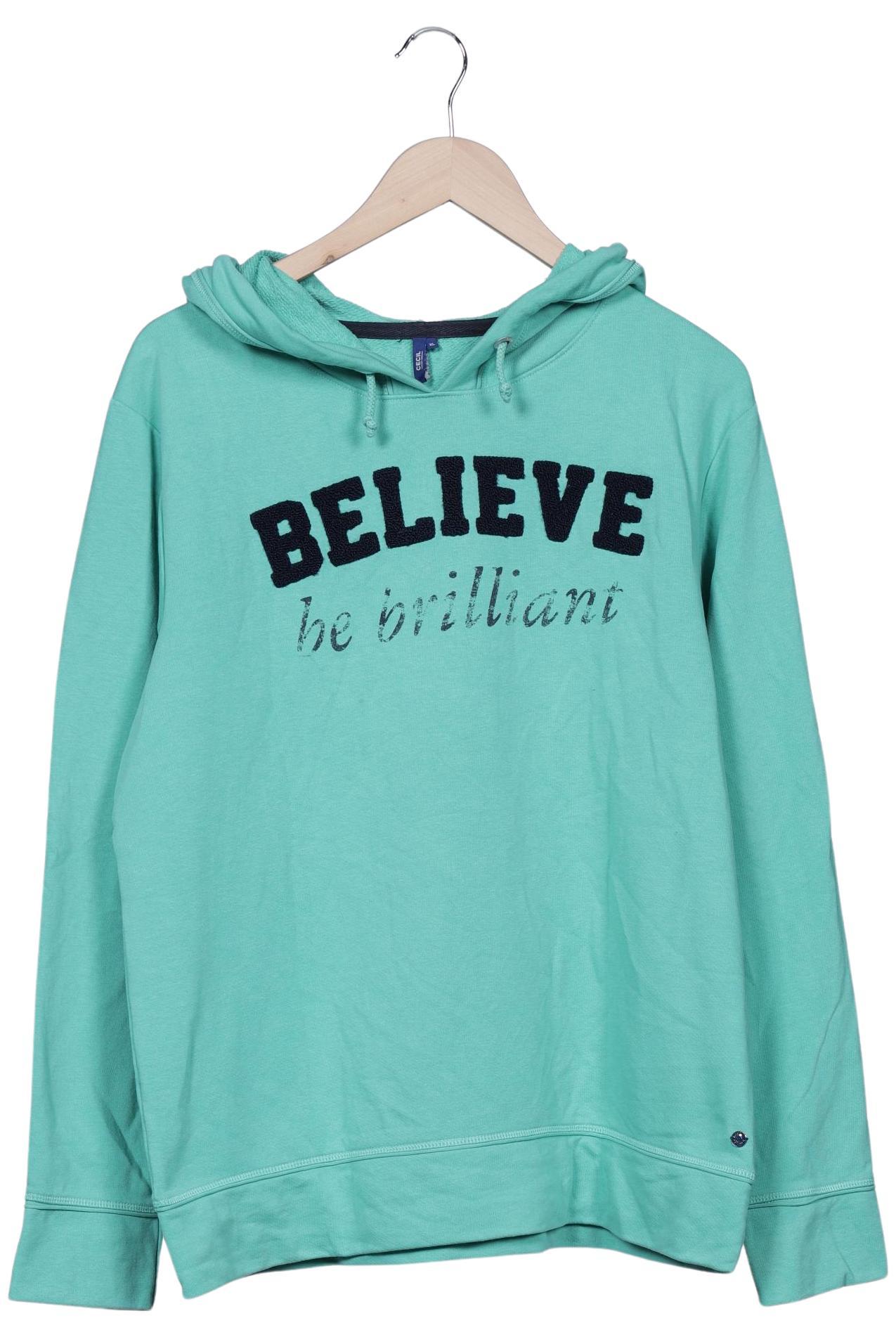 

Cecil Damen Kapuzenpullover, grün, Gr. 44