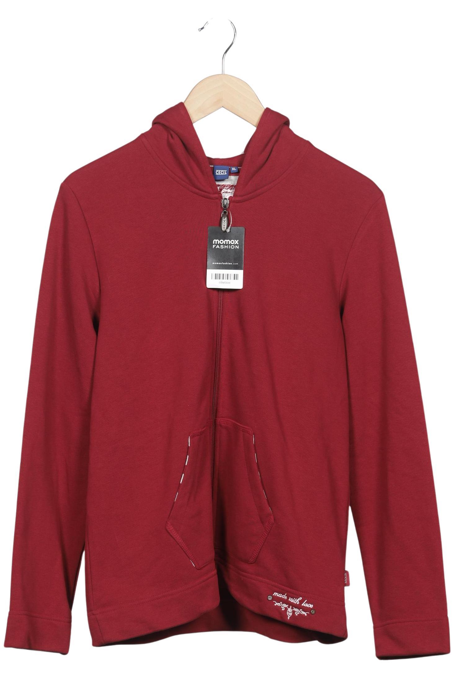 

Cecil Damen Kapuzenpullover, rot, Gr. 44
