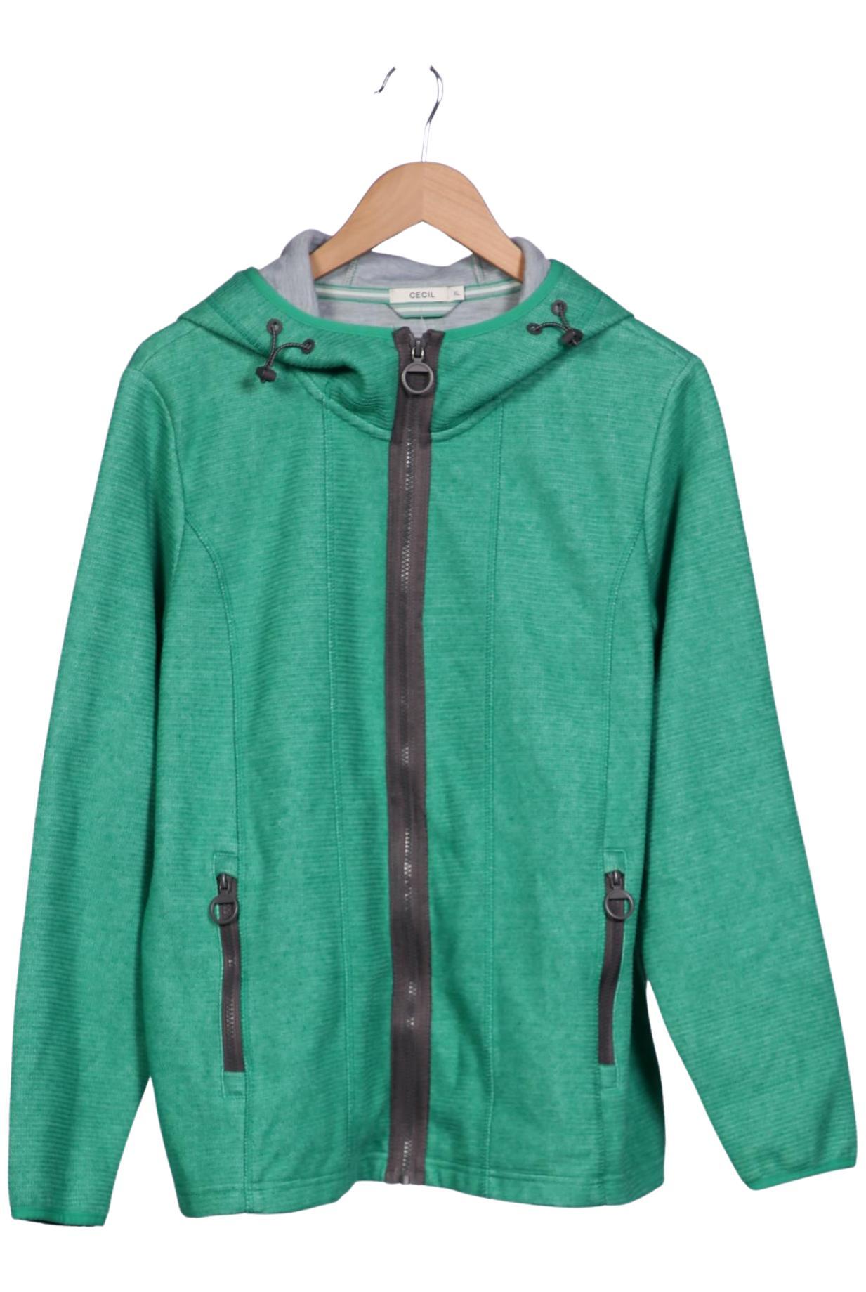 

Cecil Damen Kapuzenpullover, grün, Gr. 44