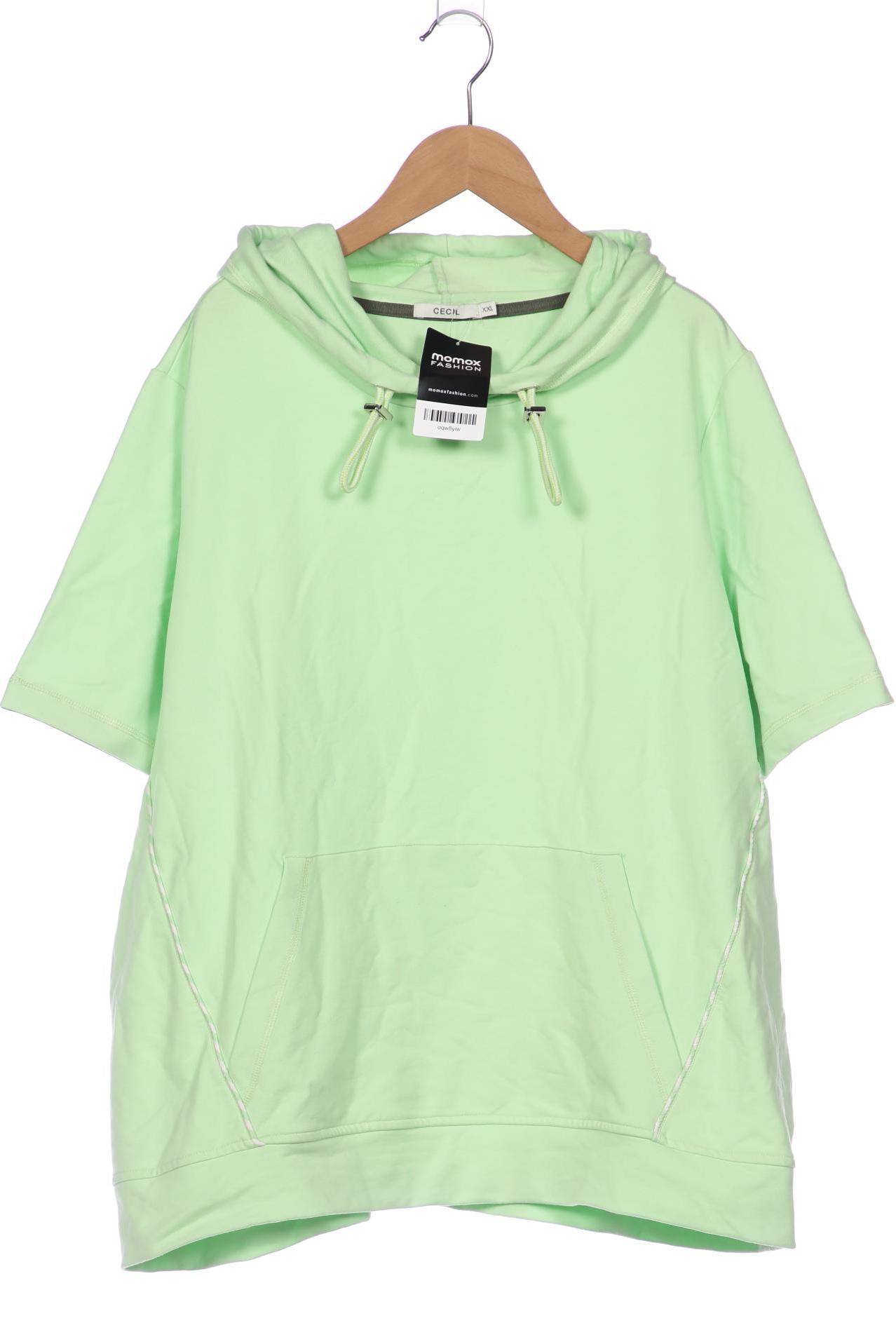 

Cecil Damen Kapuzenpullover, hellgrün, Gr. 46