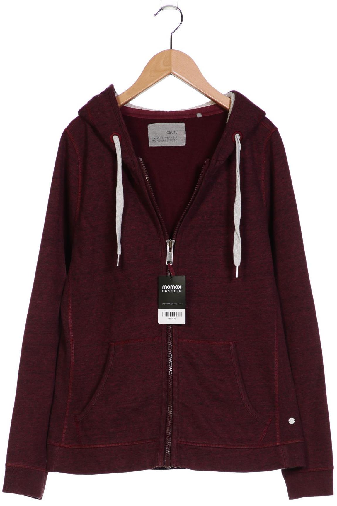 

Cecil Damen Kapuzenpullover, bordeaux, Gr. 42