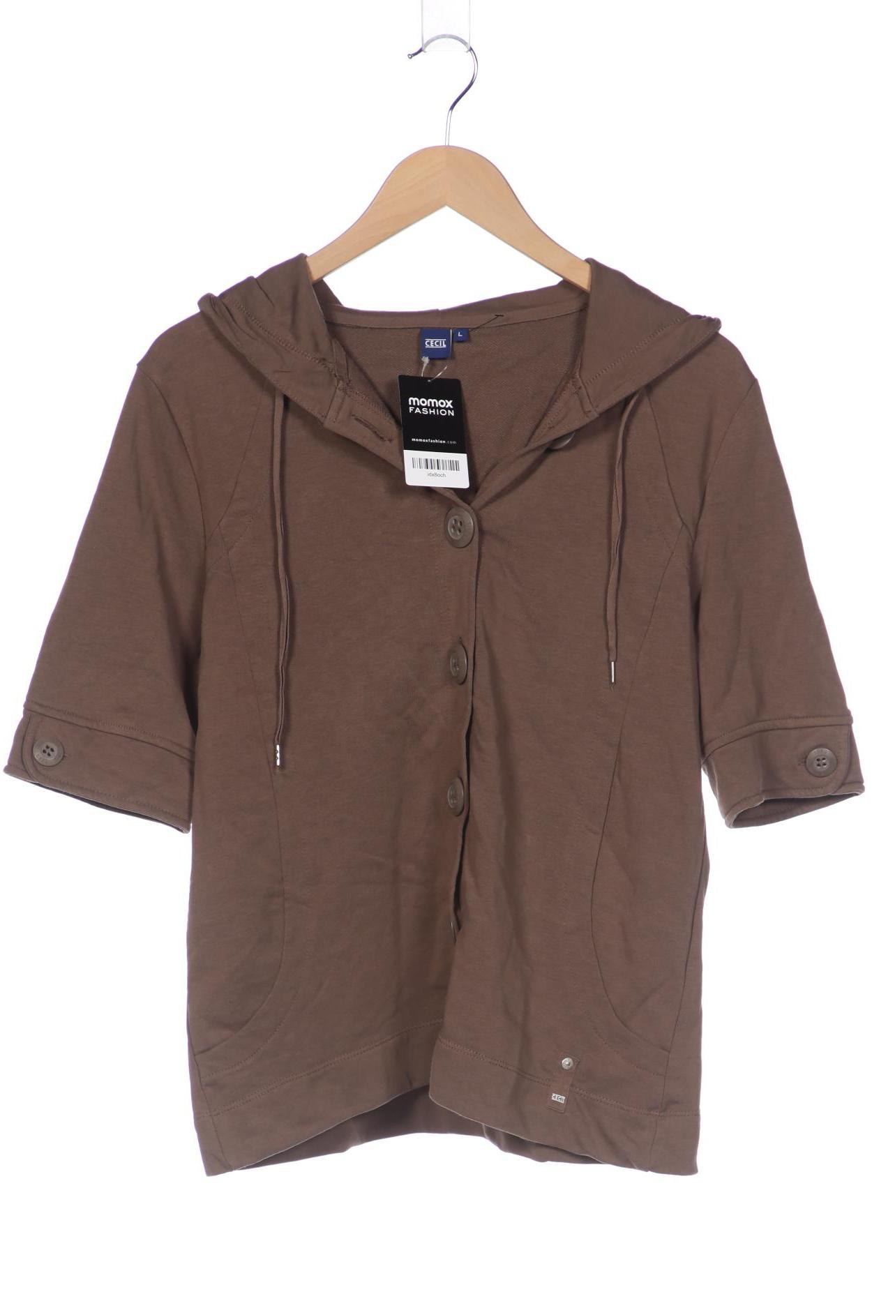 

Cecil Damen Kapuzenpullover, braun, Gr. 42